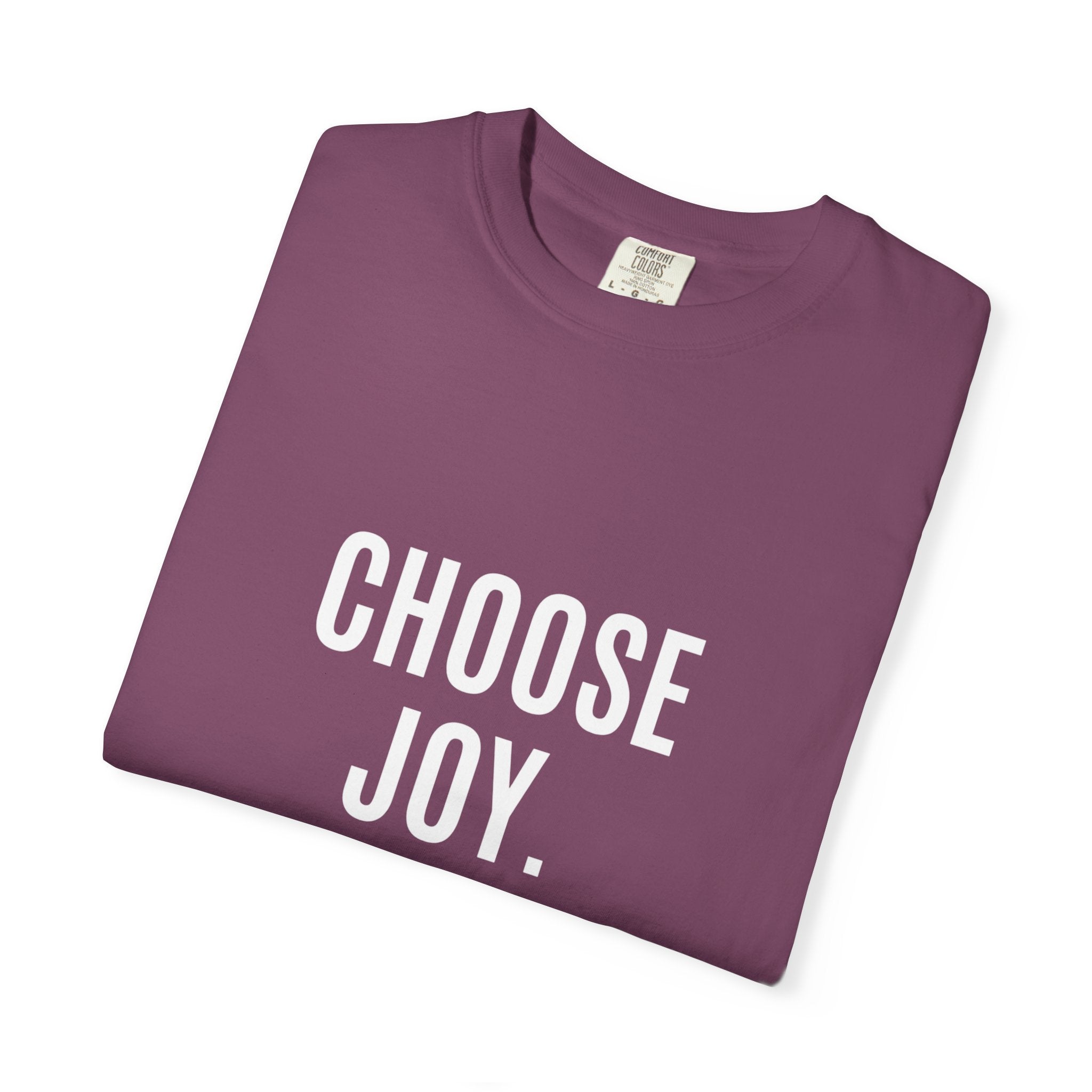 Choose Joy T-Shirt — Inspirational Graphic Tee
