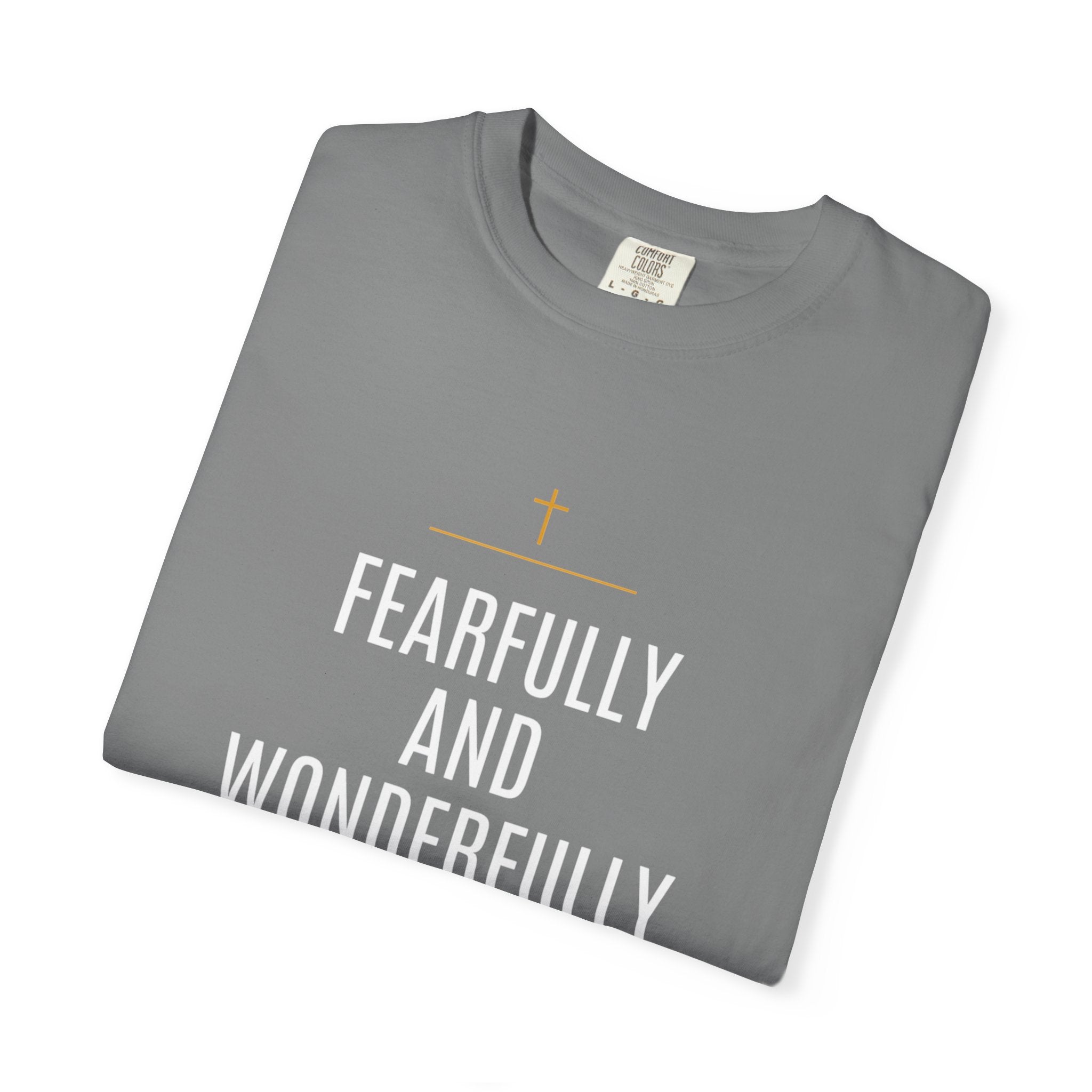 Faith-Inspired T-Shirt — “Fearfully and Wonderfully Made” Scripture Tee