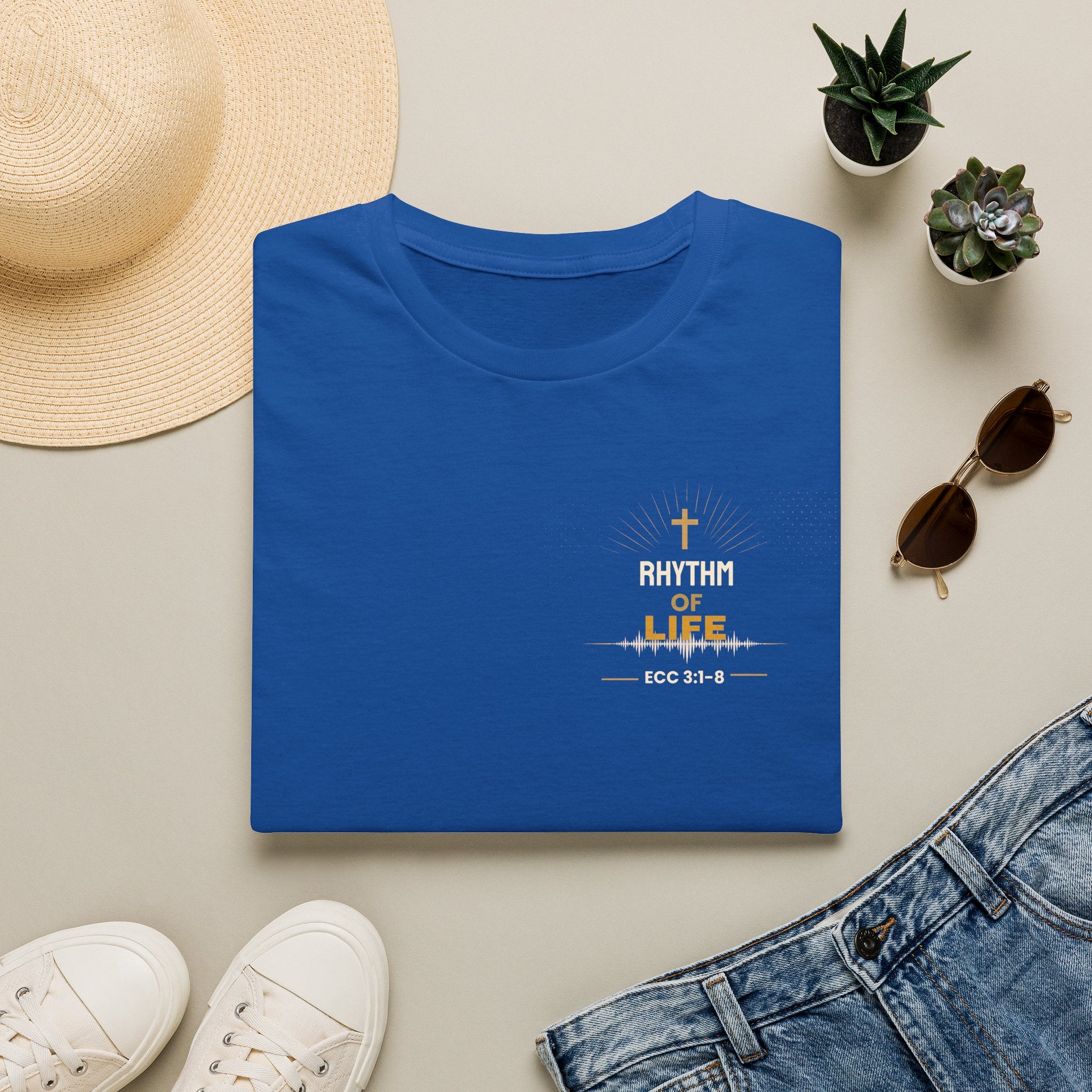 Rhythm of Life Christian T‑Shirt — ECC 3:1–8 Inspirational Faith Tee