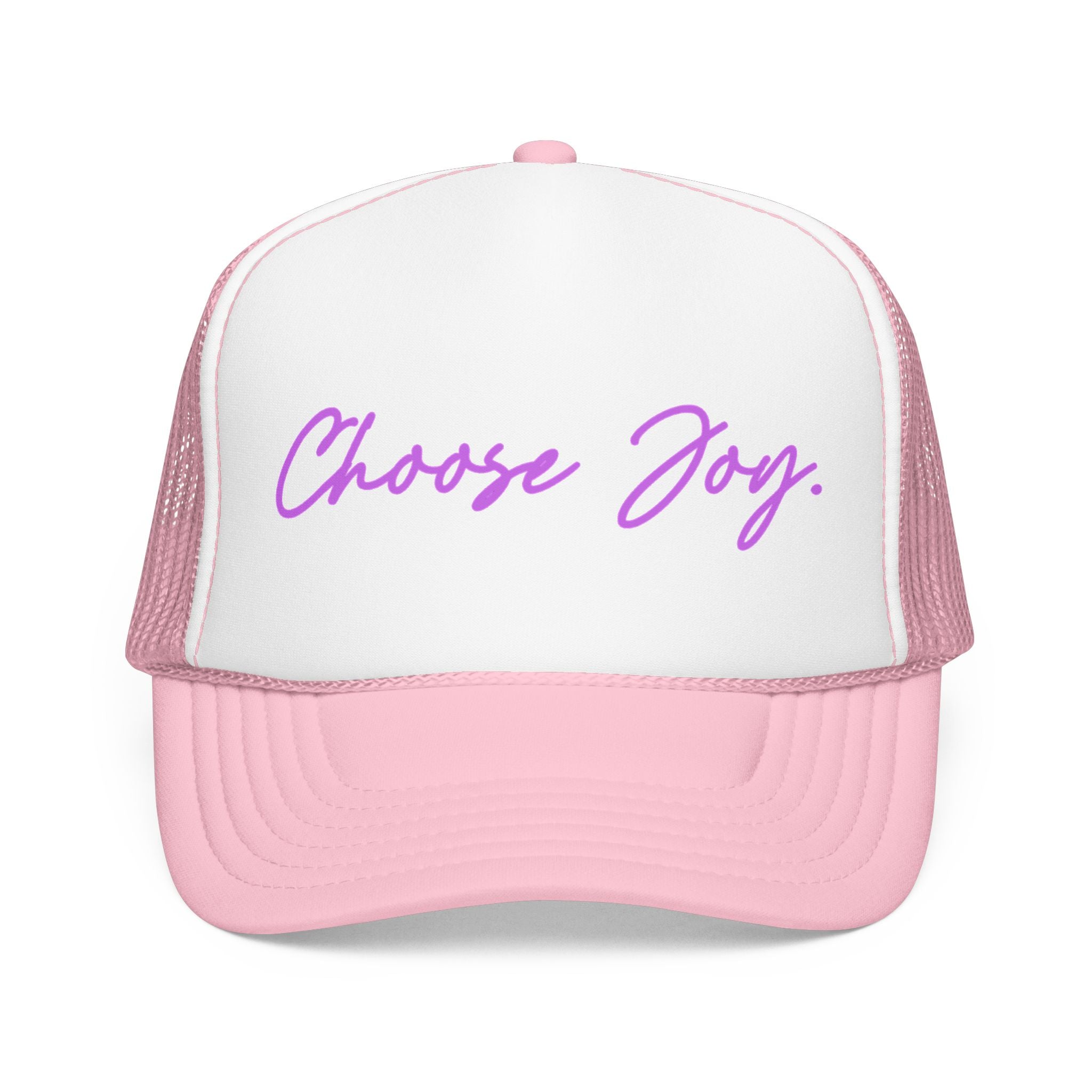 Choose Joy Trucker Hat — Inspirational Foam Mesh Cap