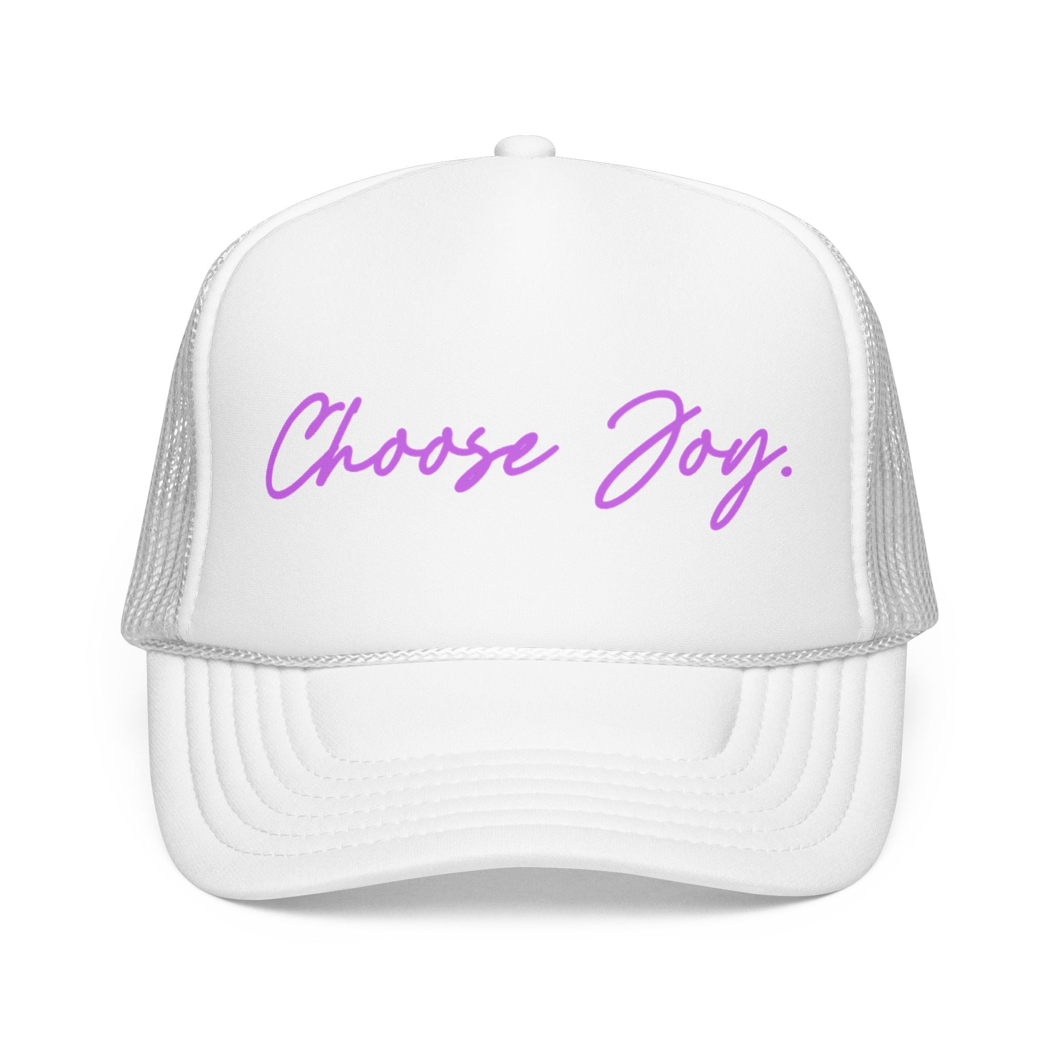 Choose Joy Trucker Hat — Inspirational Foam Mesh Cap