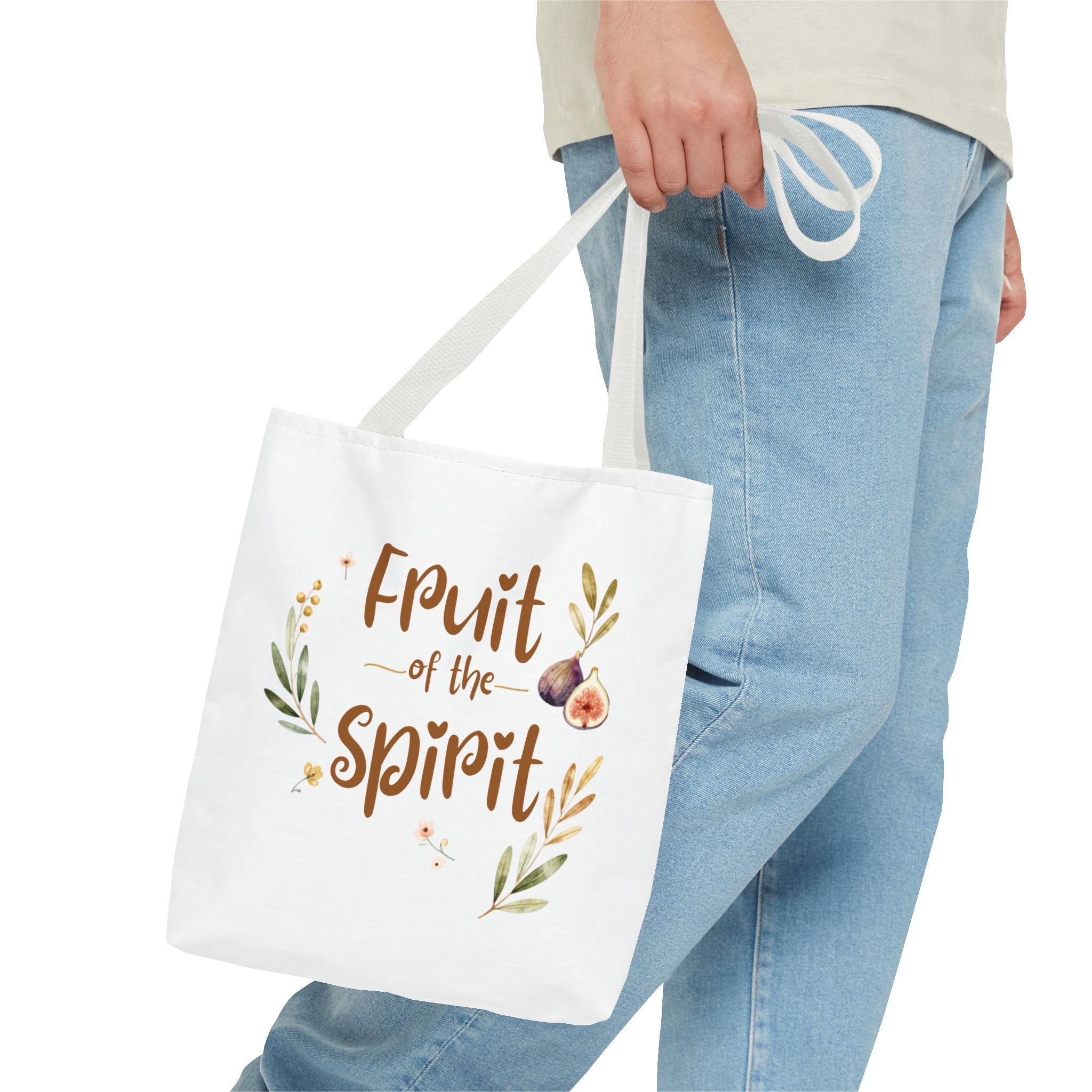 Fruit of the Spirit Tote Bag — Christian Scripture Canvas Grocery & Bible Study Tote