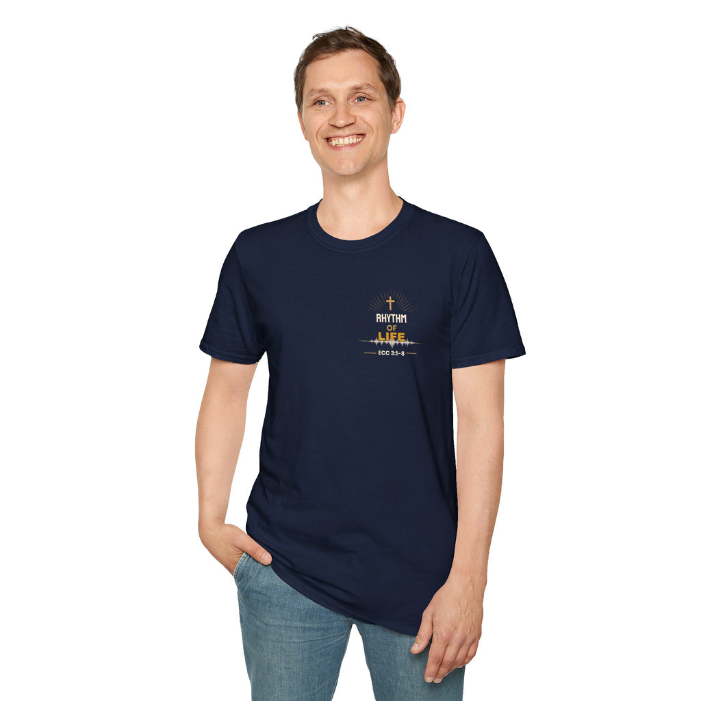 Rhythm of Life Christian T‑Shirt — ECC 3:1–8 Inspirational Faith Tee