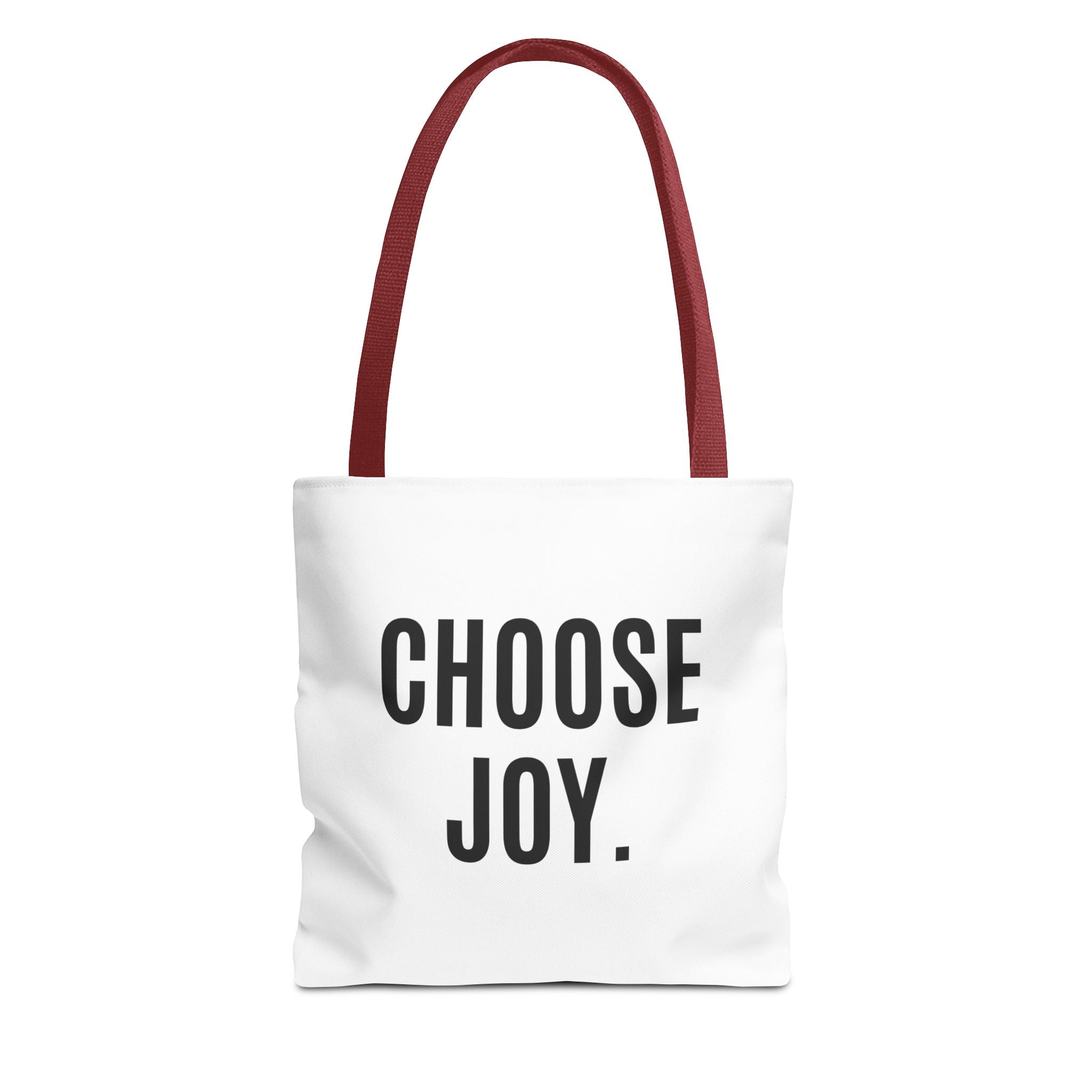 Choose Joy Tote Bag — Inspirational Scripture Philippians 4:4 Canvas Tote