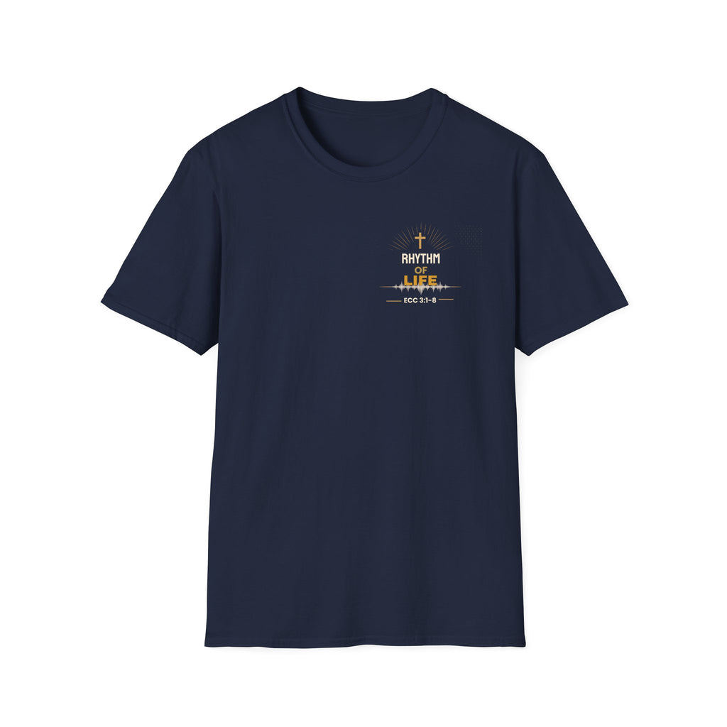 Rhythm of Life Christian T‑Shirt — ECC 3:1–8 Inspirational Faith Tee
