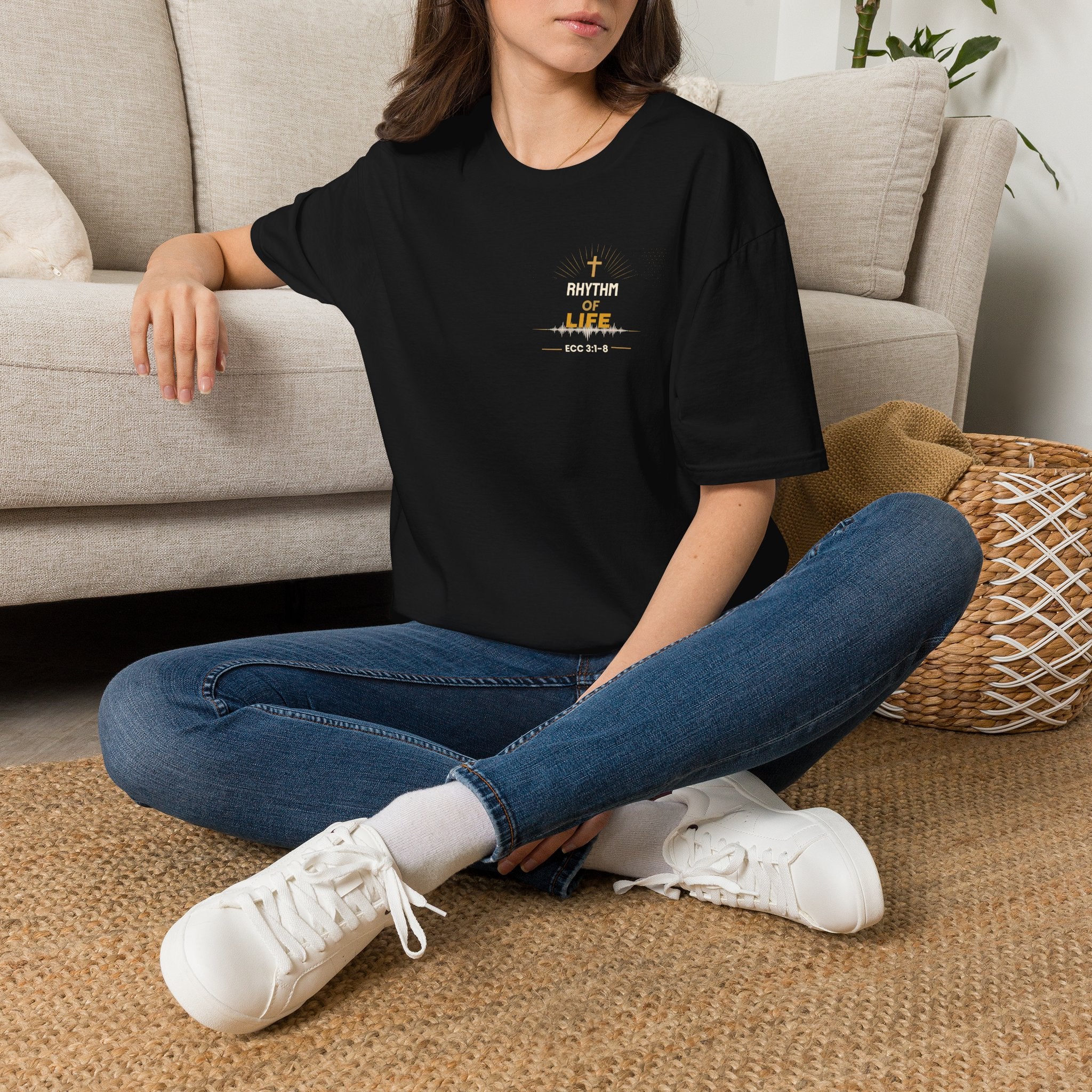 Rhythm of Life Christian T‑Shirt — ECC 3:1–8 Inspirational Faith Tee
