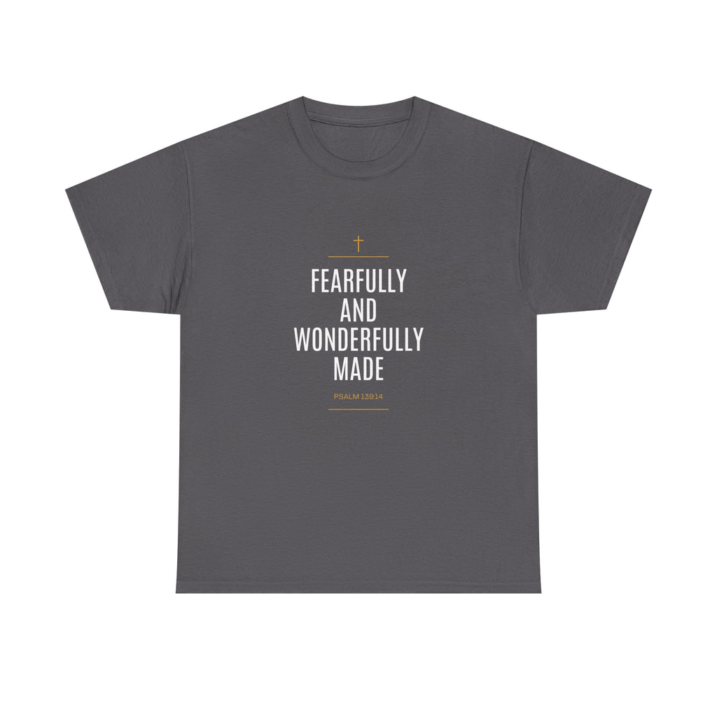 Fearfully and Wonderfully Made Tee — Christian Inspirational T-Shirt