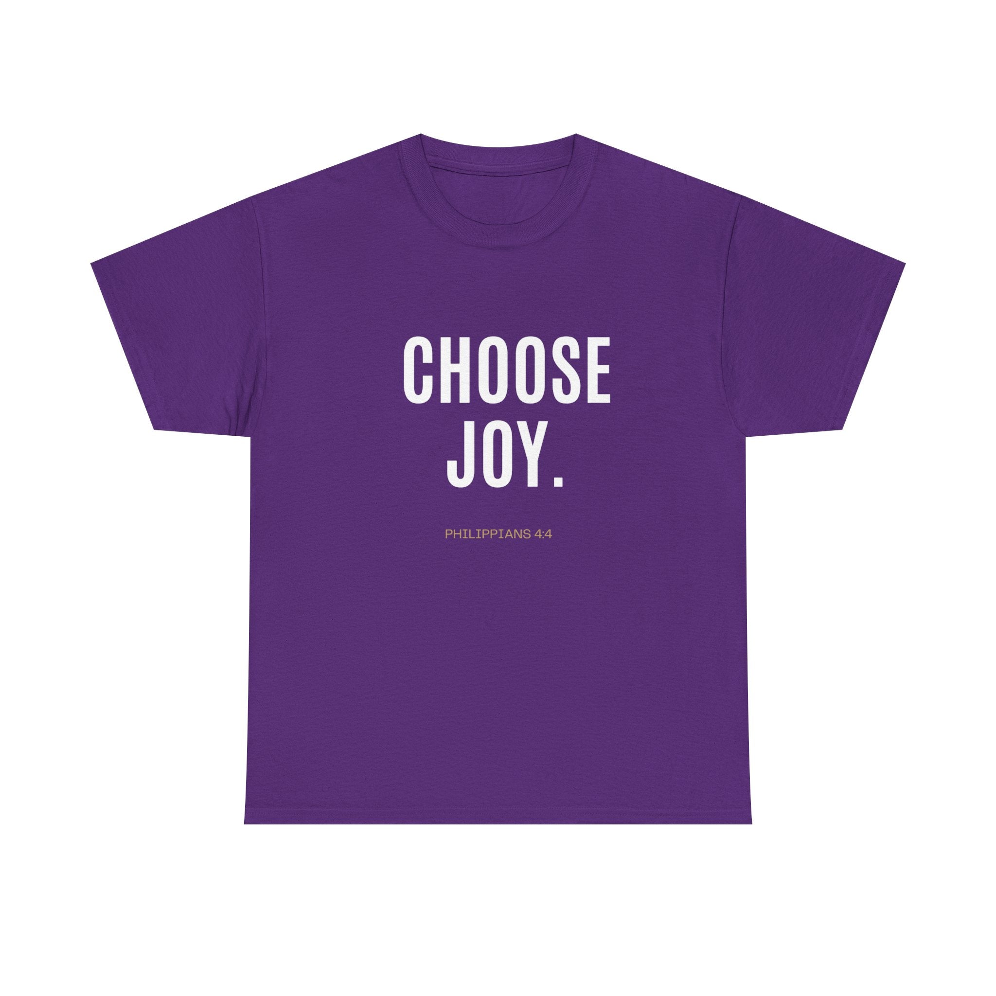 Choose Joy T‑Shirt — Inspirational Graphic Tee (Choose Joy.)