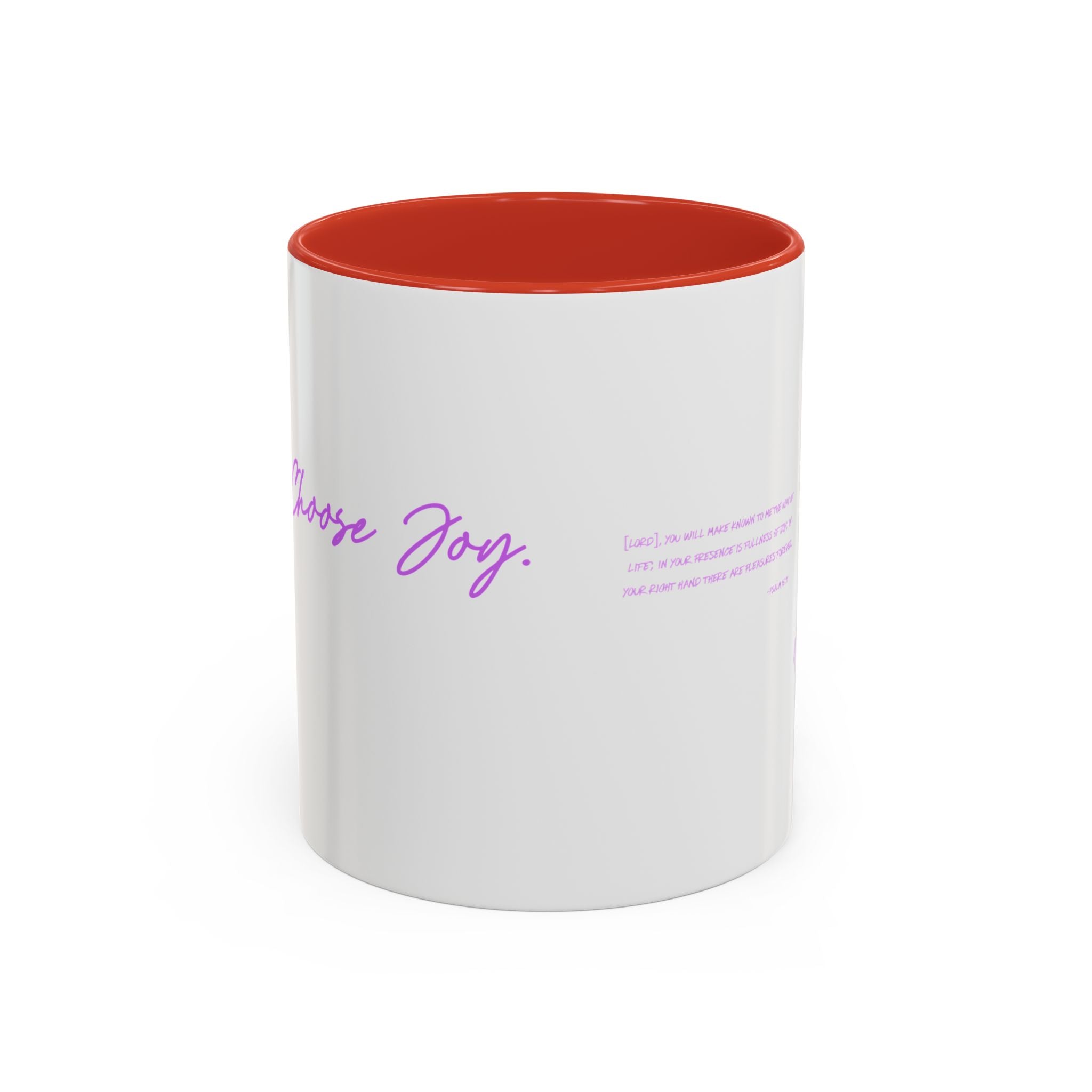 Inspirational Coffee Mug — "Choose Joy" Accent Ceramic Cup