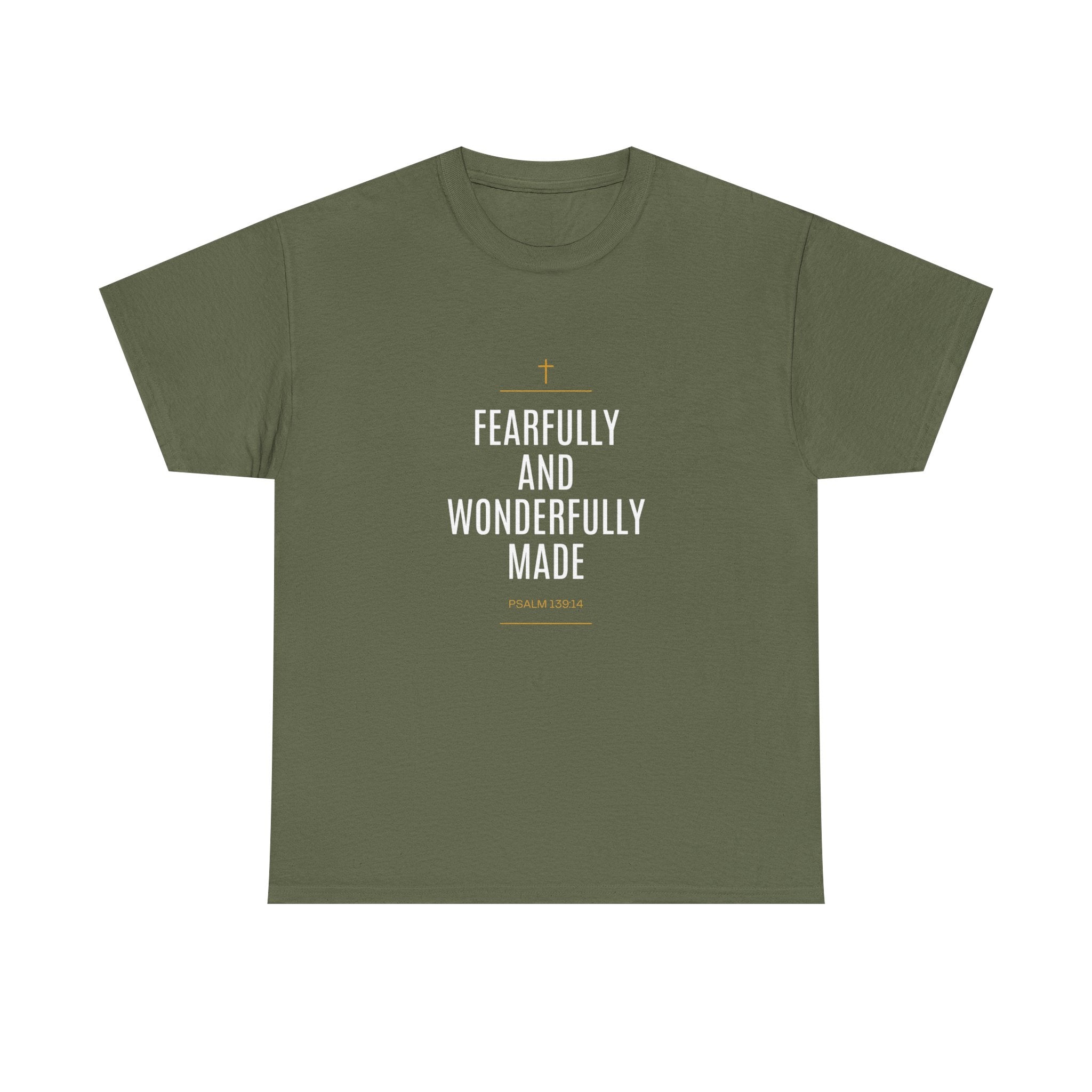 Fearfully and Wonderfully Made Tee — Christian Inspirational T-Shirt