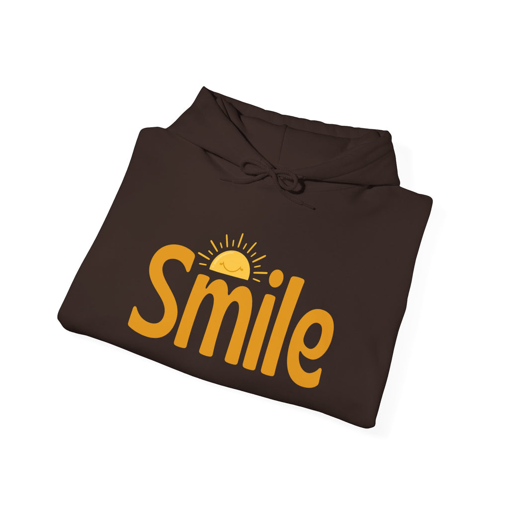 Smile Hoodie — Sunny Retro Graphic Pullover