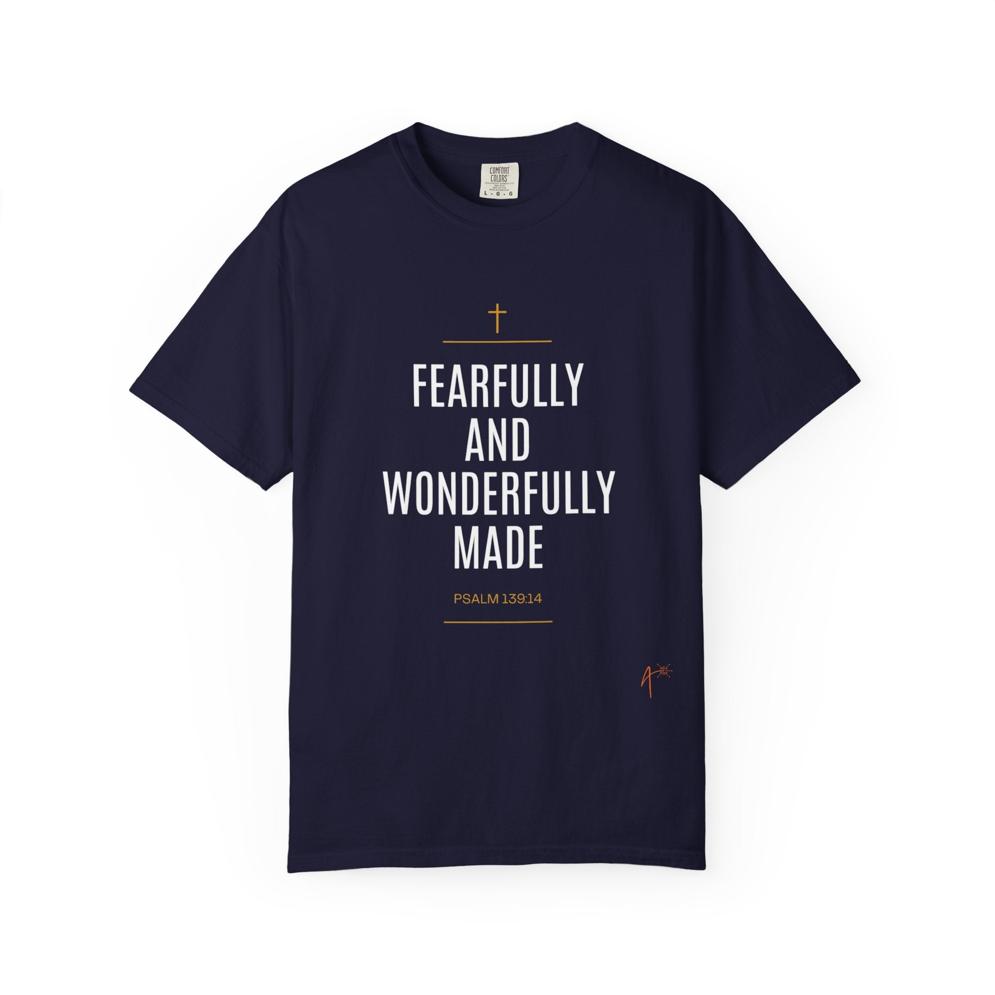 Faith-Inspired T-Shirt — “Fearfully and Wonderfully Made” Scripture Tee