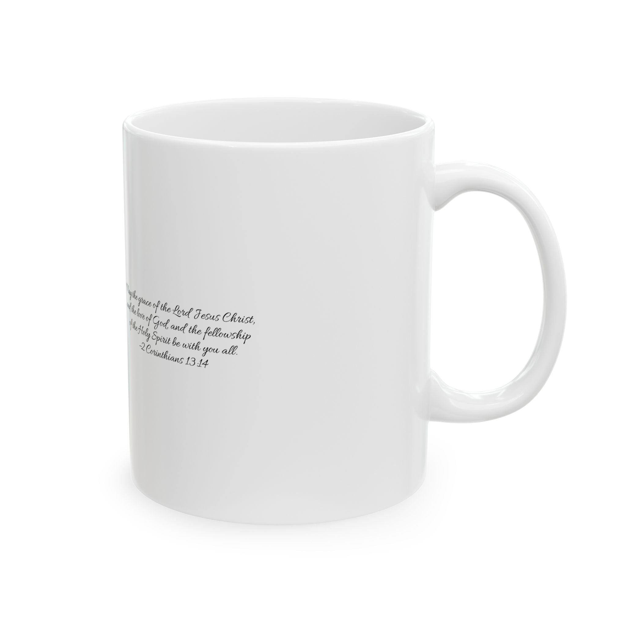 Grace Heart Ceramic Mug — Inspirational Scripture Coffee Cup (11oz & 15oz)