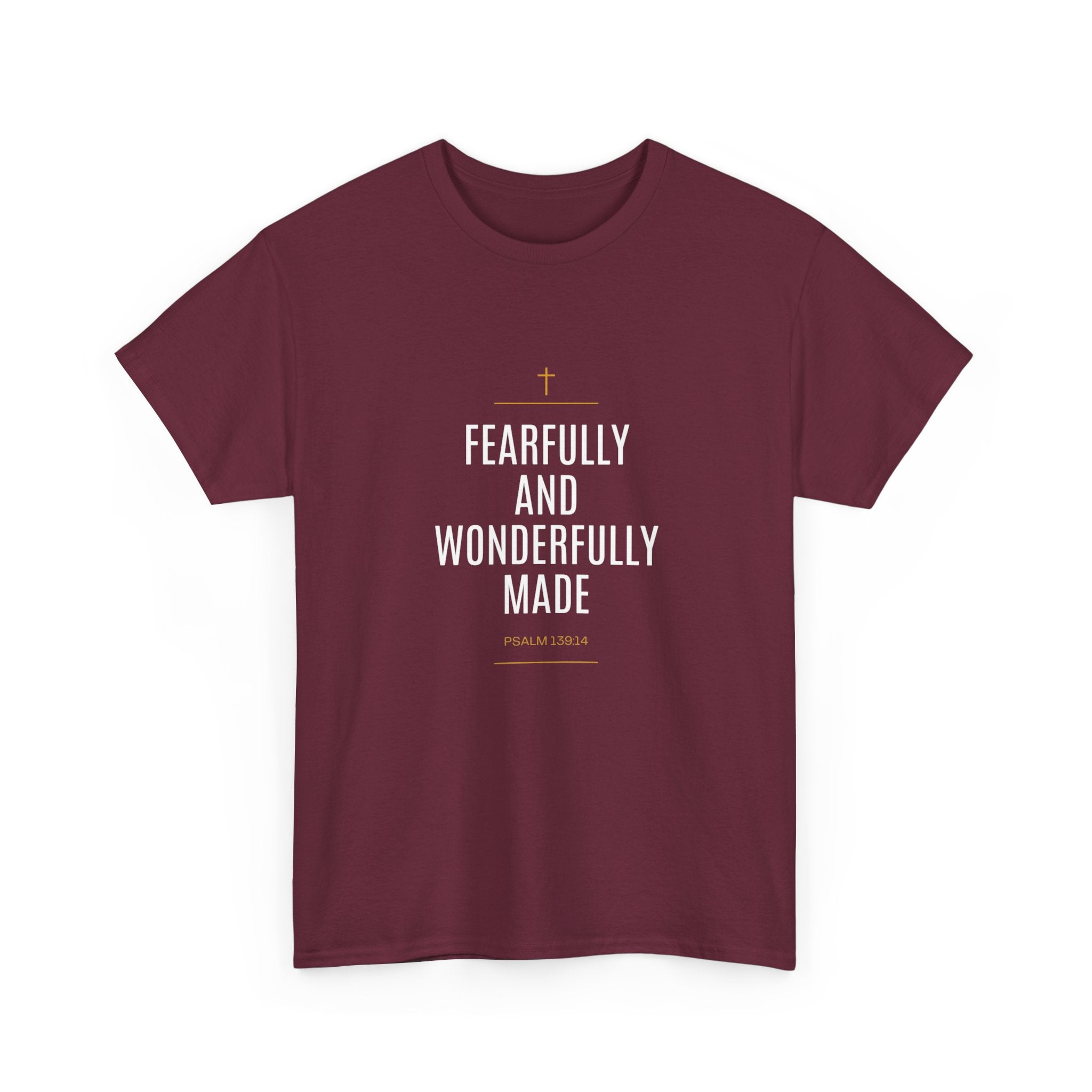 Fearfully and Wonderfully Made Tee — Christian Inspirational T-Shirt