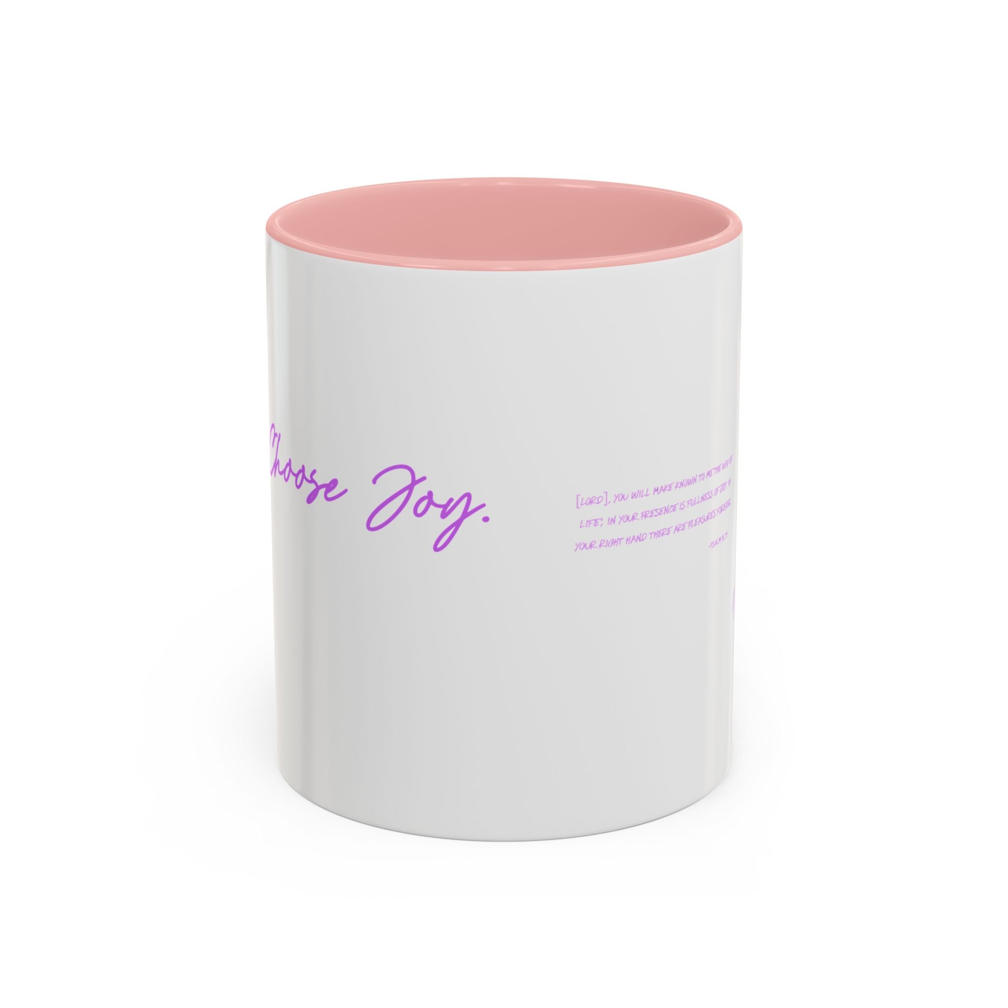 Inspirational Coffee Mug — "Choose Joy" Accent Ceramic Cup