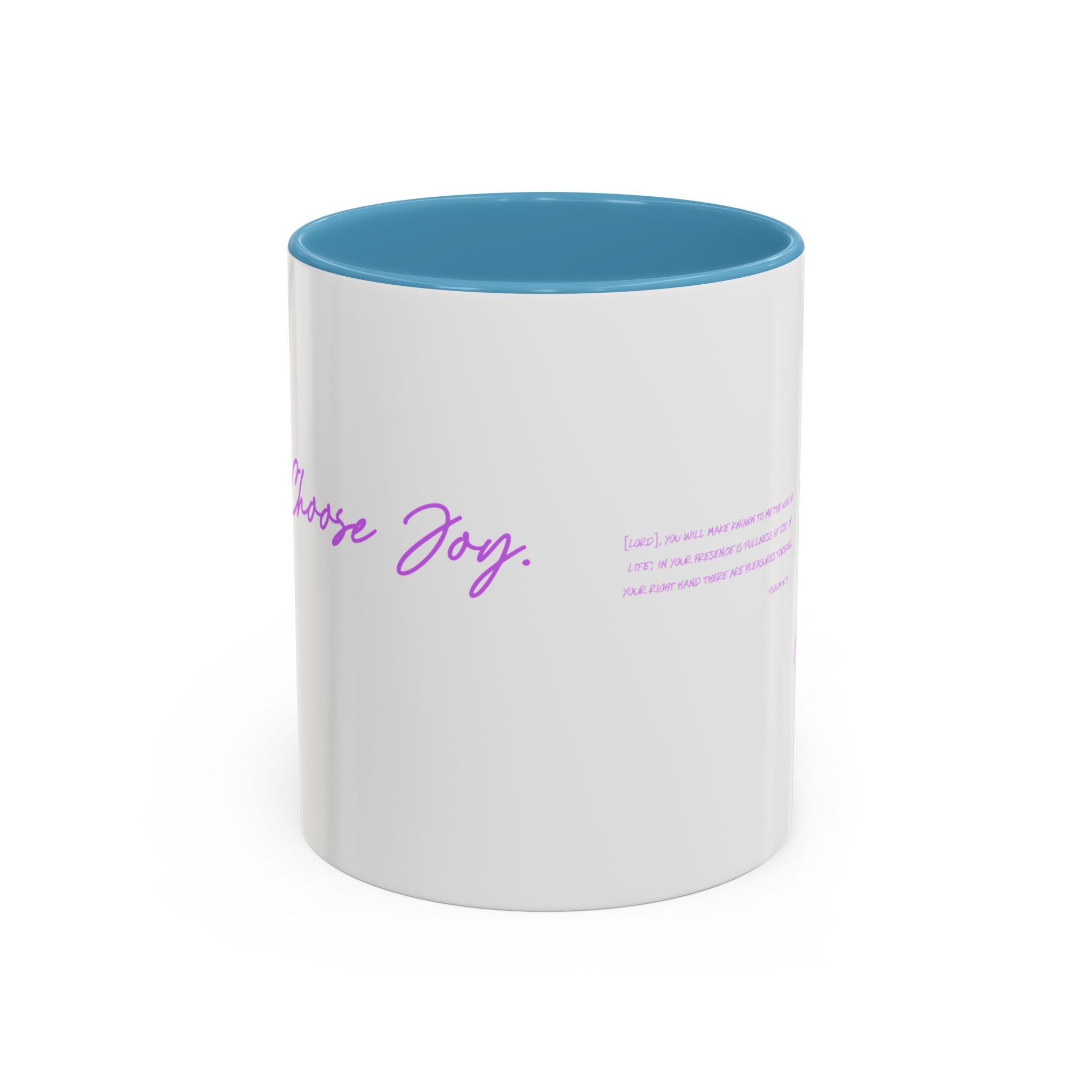 Inspirational Coffee Mug — "Choose Joy" Accent Ceramic Cup