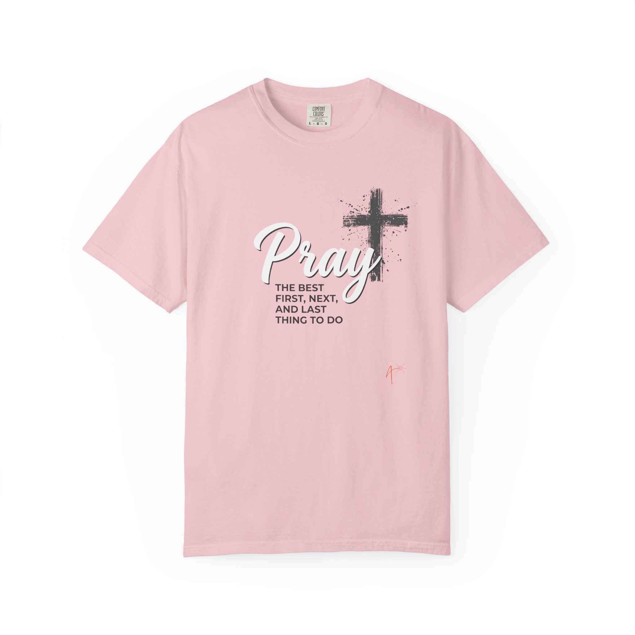 Pray Cross T-Shirt — 'Pray' Faith Graphic Tee