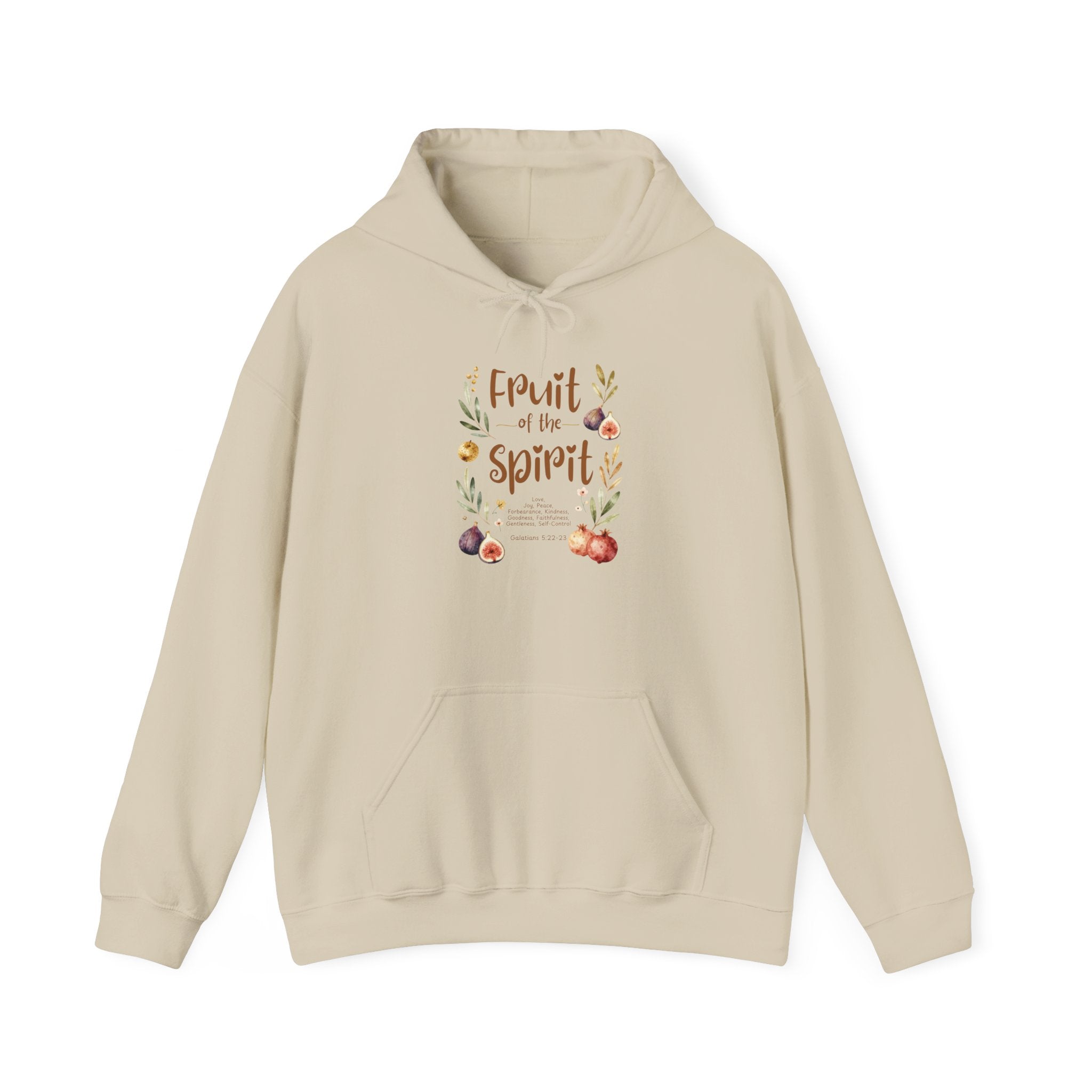 Fruit of the Spirit Hoodie — Floral Faith Design ("Fruit of the Spirit")