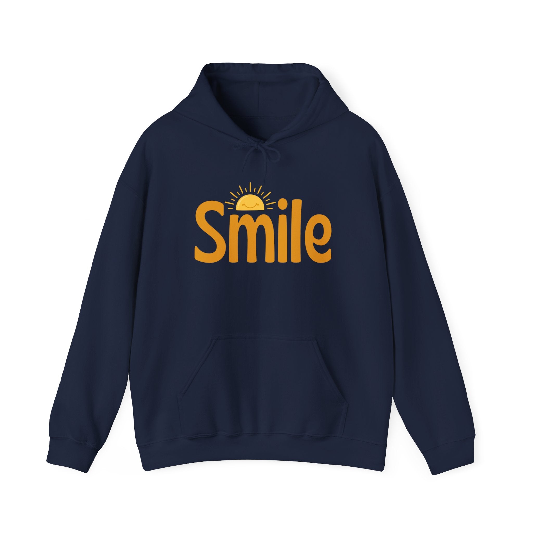Smile Hoodie — Sunny Retro Graphic Pullover