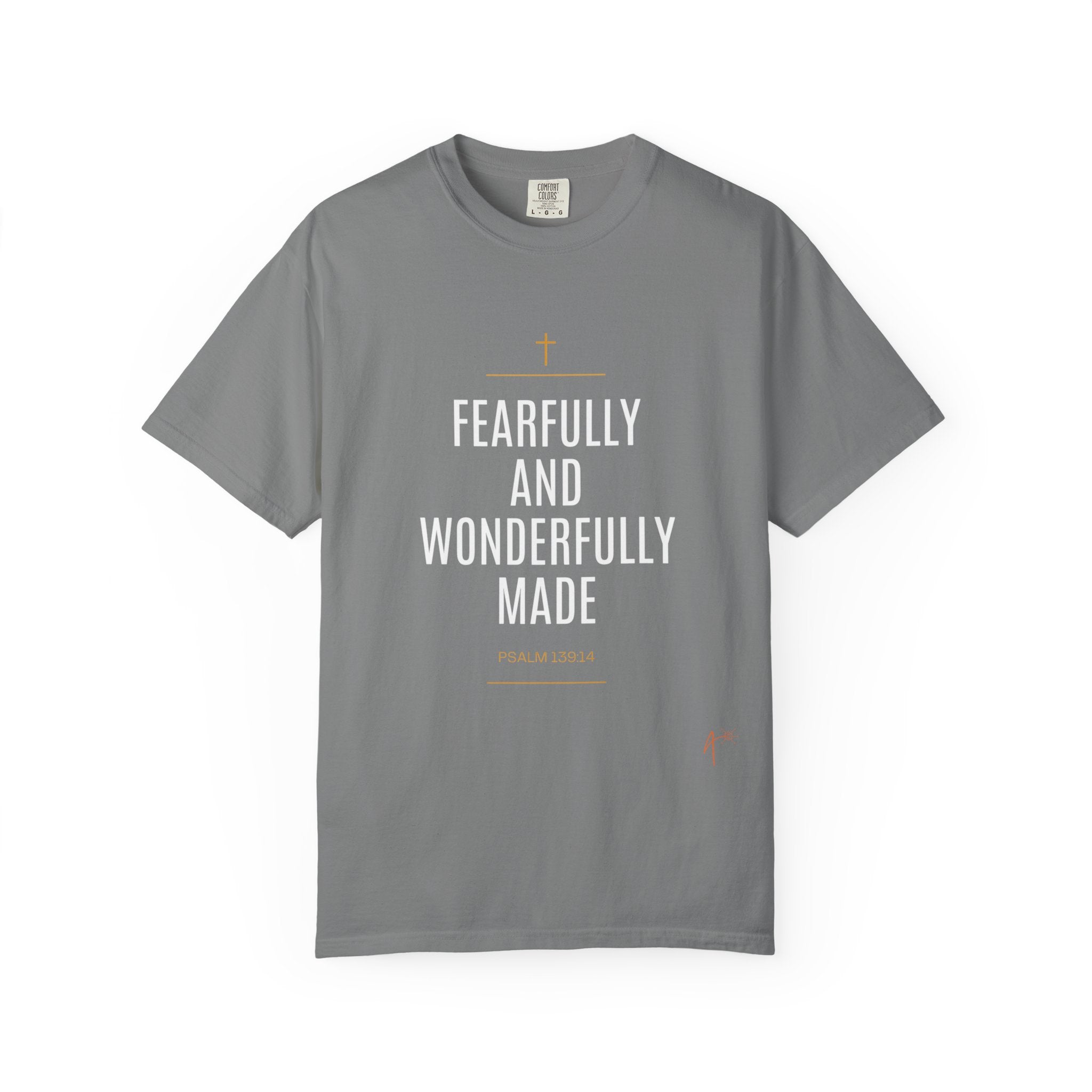 Faith-Inspired T-Shirt — “Fearfully and Wonderfully Made” Scripture Tee