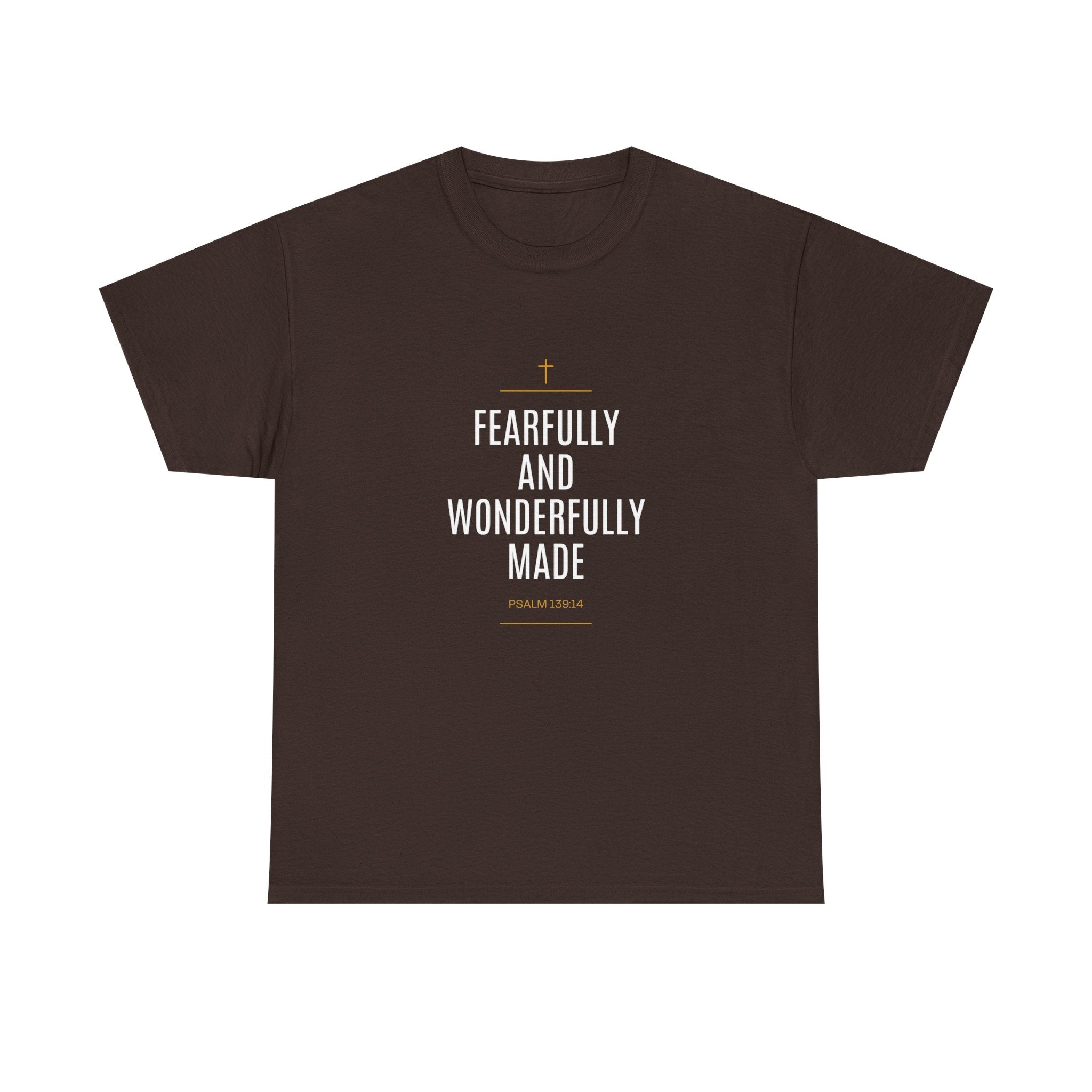 Fearfully and Wonderfully Made Tee — Christian Inspirational T-Shirt