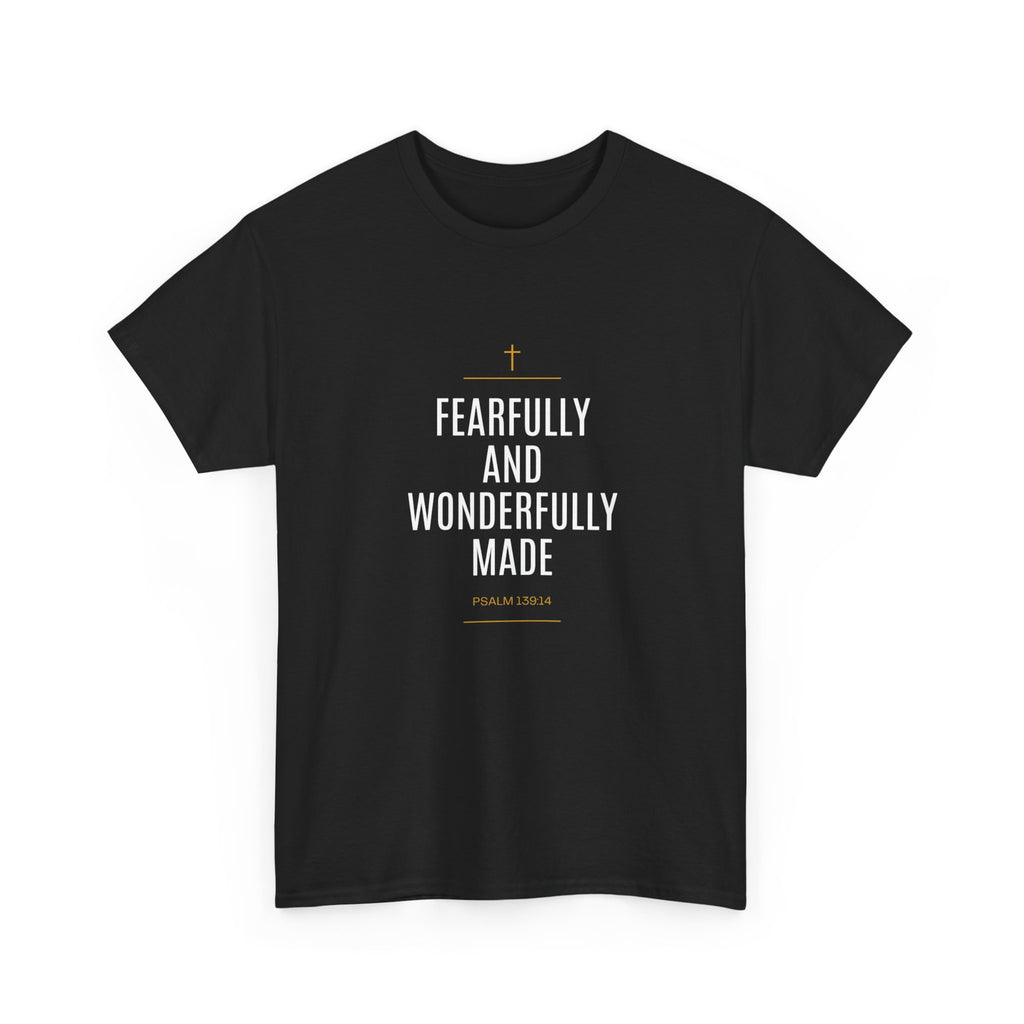 Fearfully and Wonderfully Made Tee — Christian Inspirational T-Shirt
