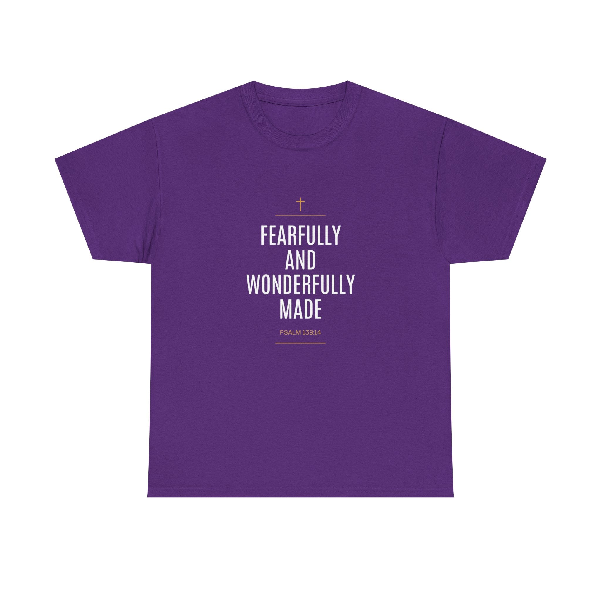 Fearfully and Wonderfully Made Tee — Christian Inspirational T-Shirt