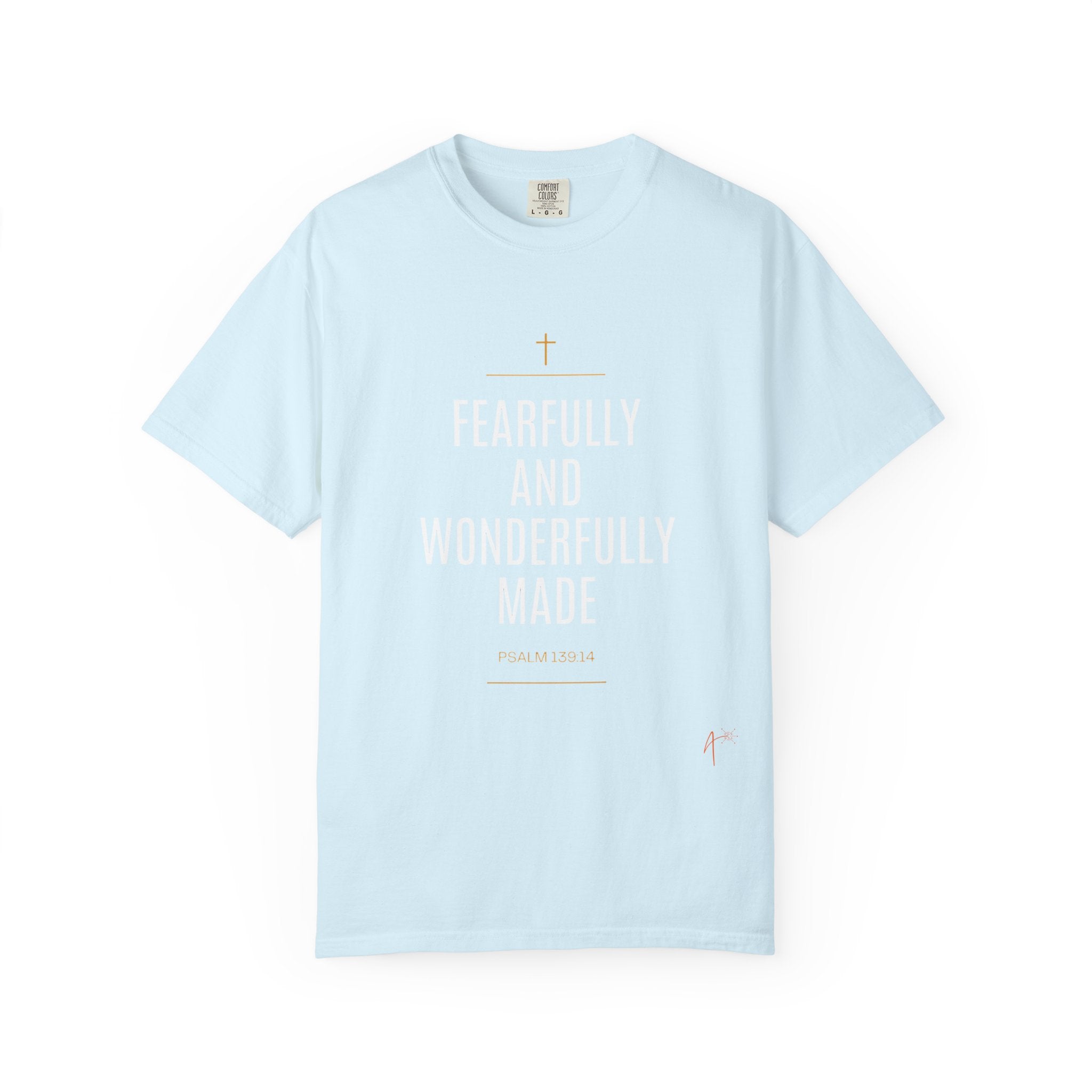 Faith-Inspired T-Shirt — “Fearfully and Wonderfully Made” Scripture Tee