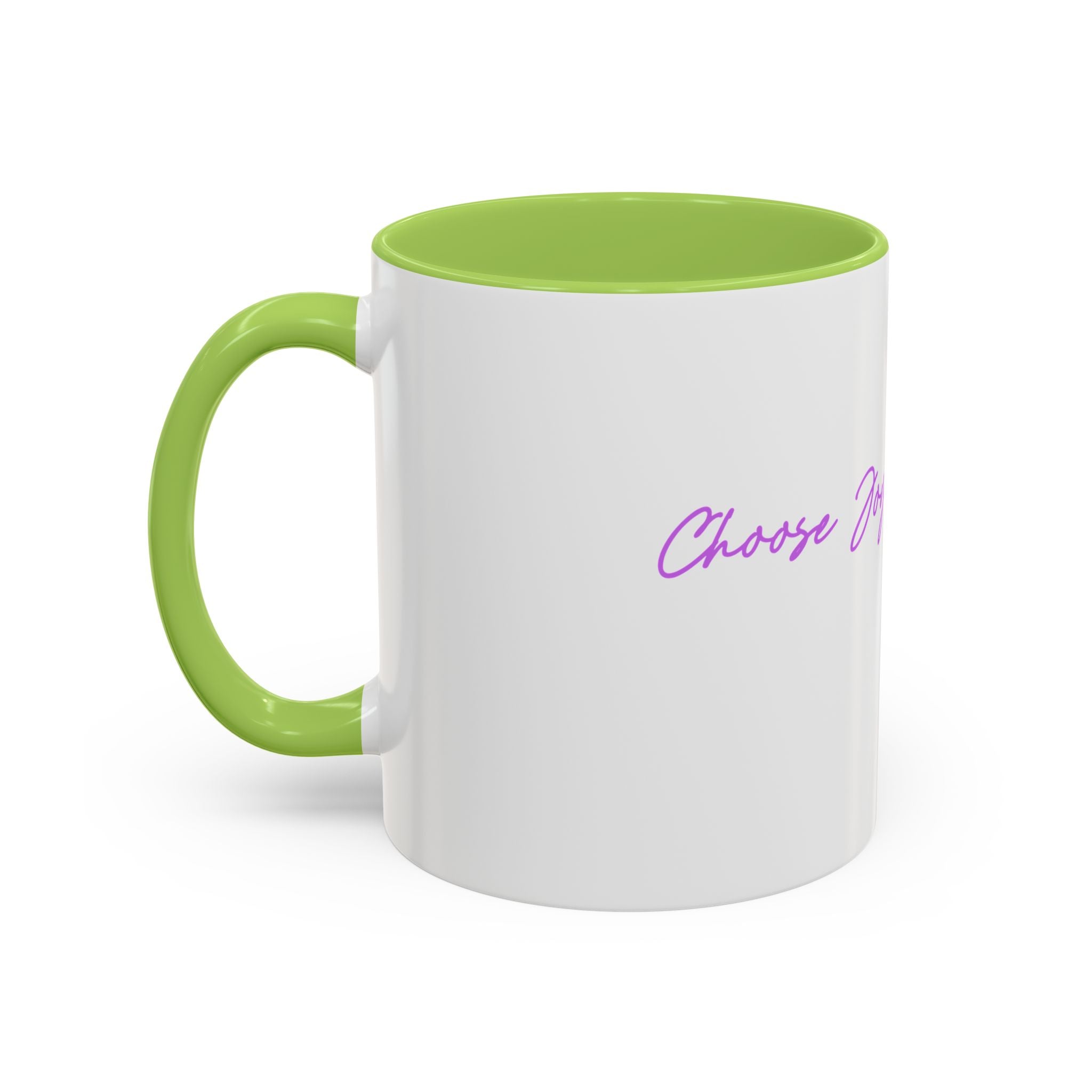 Inspirational Coffee Mug — "Choose Joy" Accent Ceramic Cup