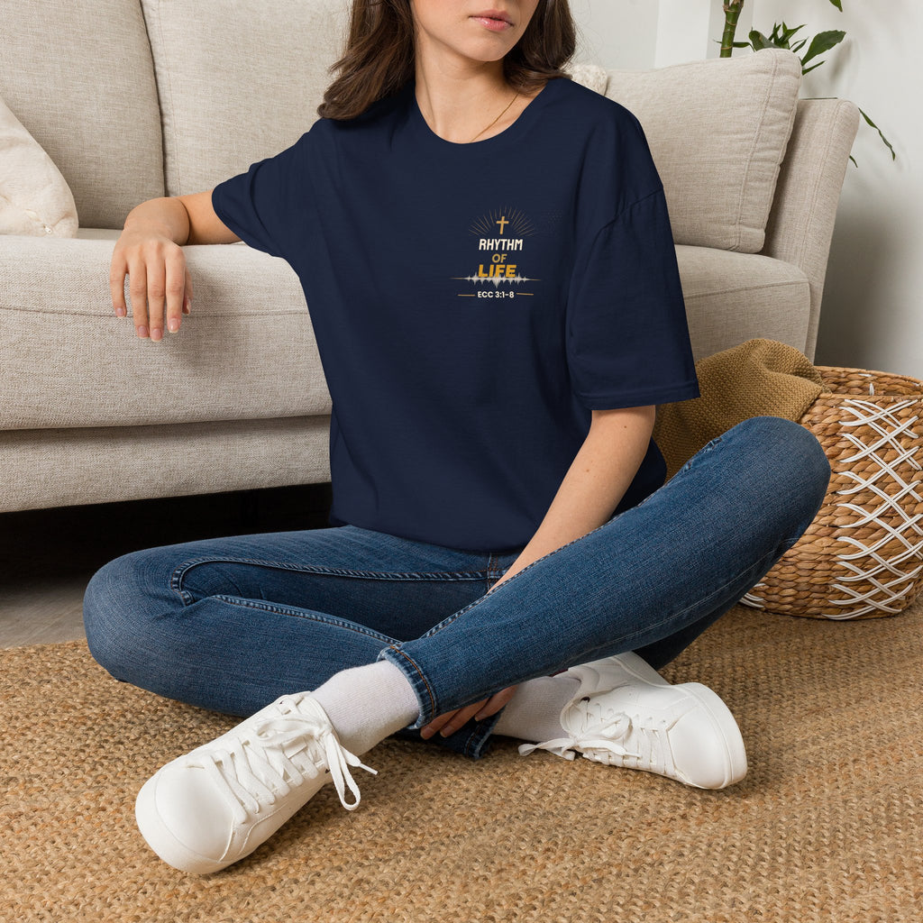 Rhythm of Life Christian T‑Shirt — ECC 3:1–8 Inspirational Faith Tee