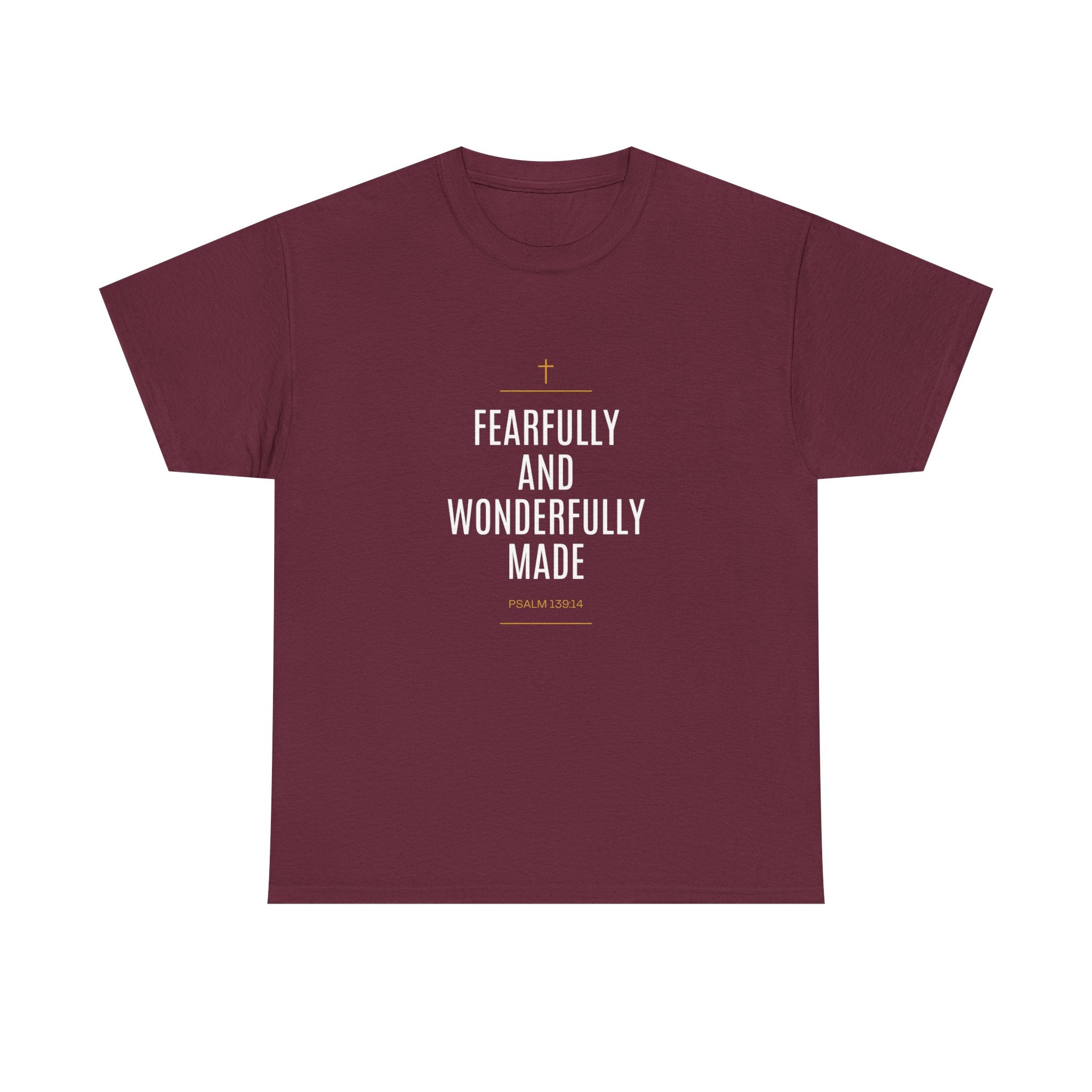 Fearfully and Wonderfully Made Tee — Christian Inspirational T-Shirt