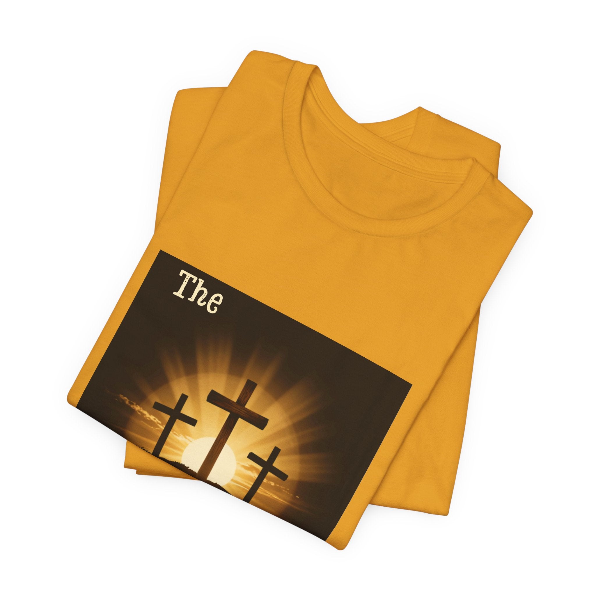 Christian Tee – "The Way Truth Life" John 14:6 Cross Graphic T-Shirt
