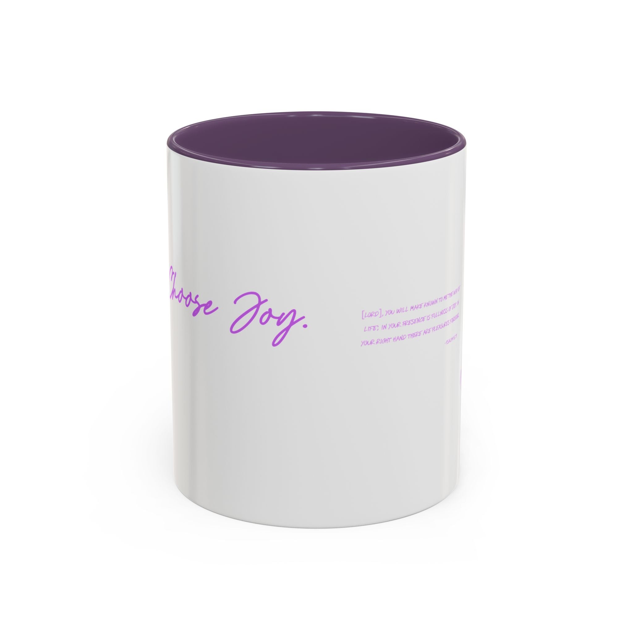 Inspirational Coffee Mug — "Choose Joy" Accent Ceramic Cup