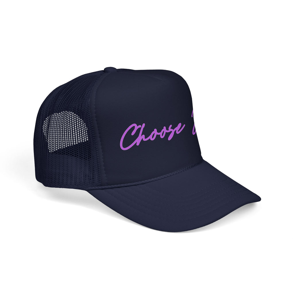 Choose Joy Trucker Hat — Inspirational Foam Mesh Cap