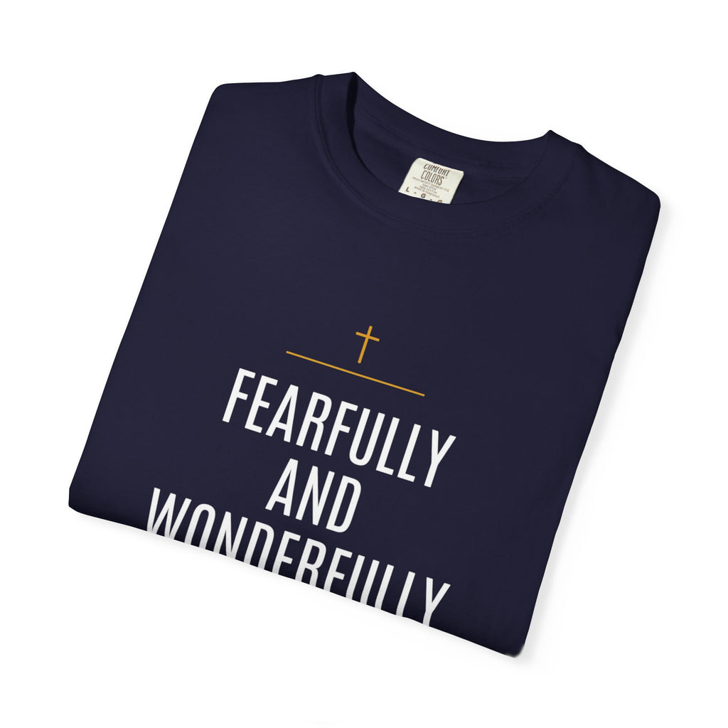 Faith-Inspired T-Shirt — “Fearfully and Wonderfully Made” Scripture Tee