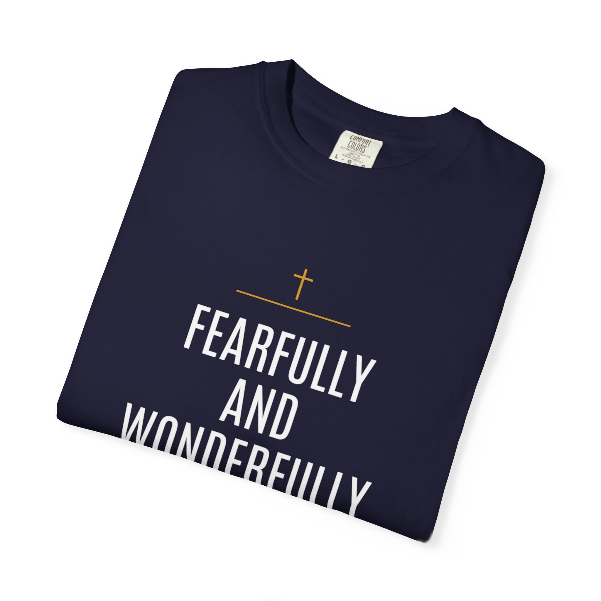 Faith-Inspired T-Shirt — “Fearfully and Wonderfully Made” Scripture Tee