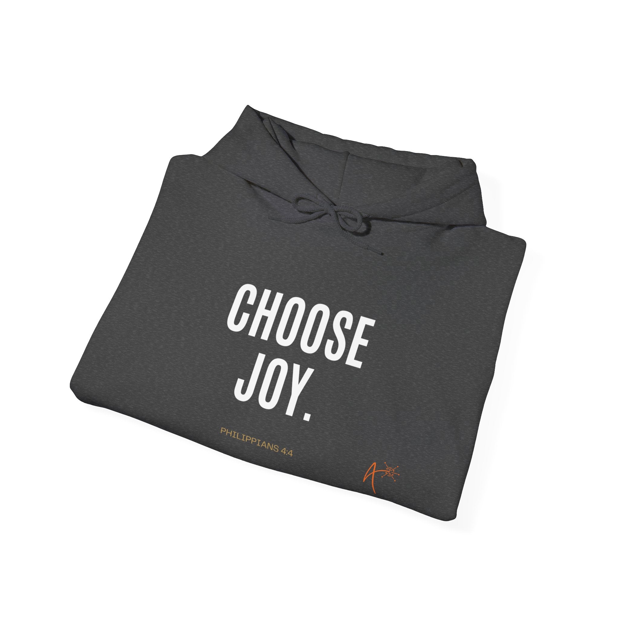 Choose Joy Hoodie — Inspirational Christian Scripture Pullover (Philippians 4:8)