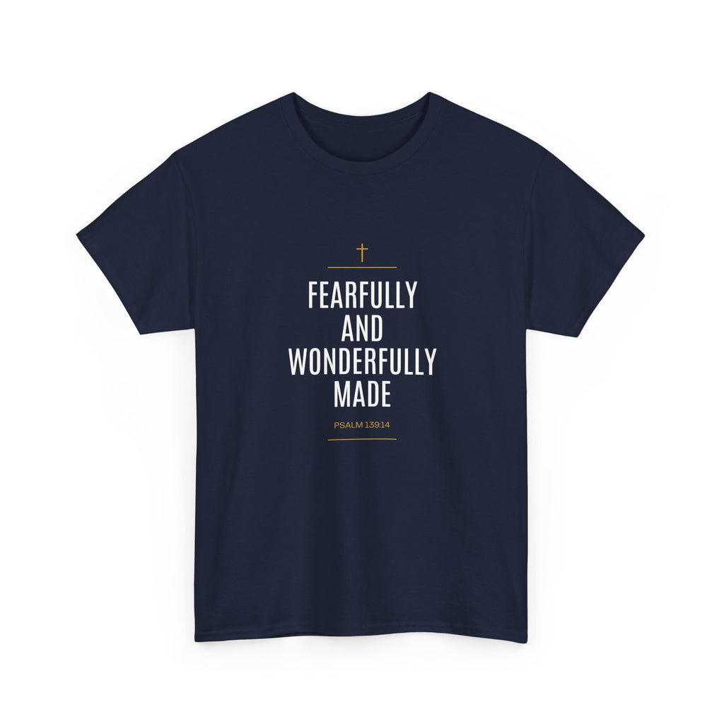 Fearfully and Wonderfully Made Tee — Christian Inspirational T-Shirt