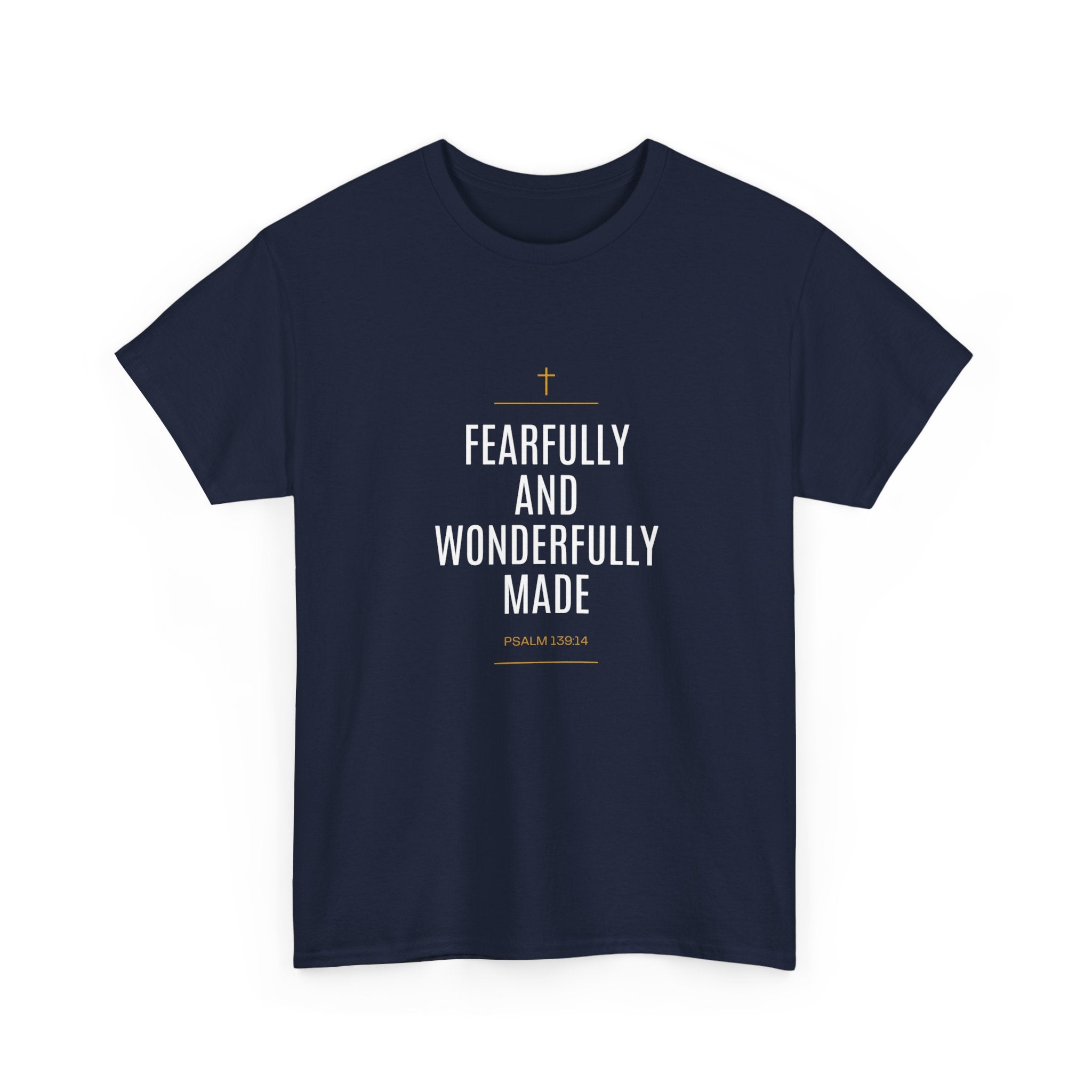 Fearfully and Wonderfully Made Tee — Christian Inspirational T-Shirt