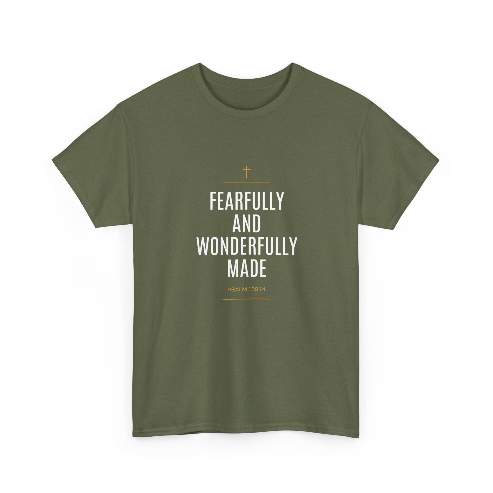 Fearfully and Wonderfully Made Tee — Christian Inspirational T-Shirt