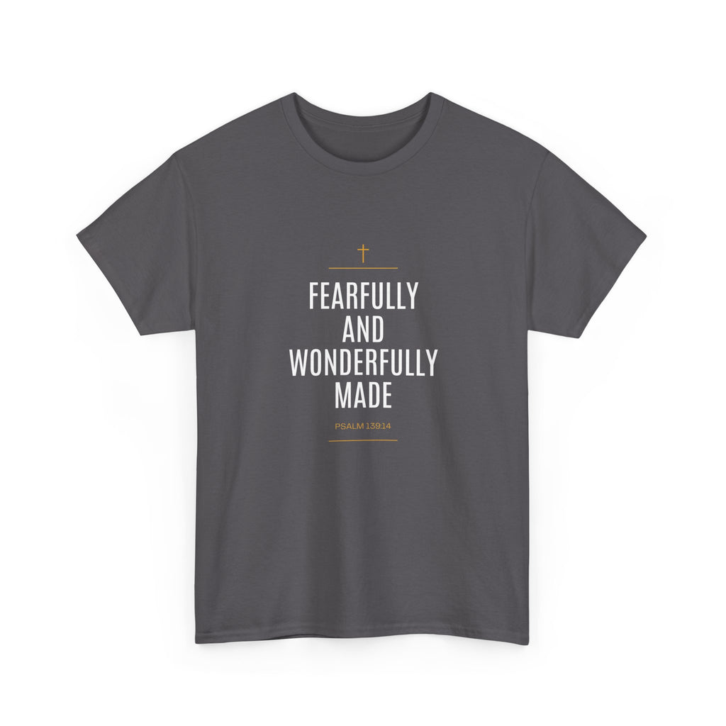Fearfully and Wonderfully Made Tee — Christian Inspirational T-Shirt