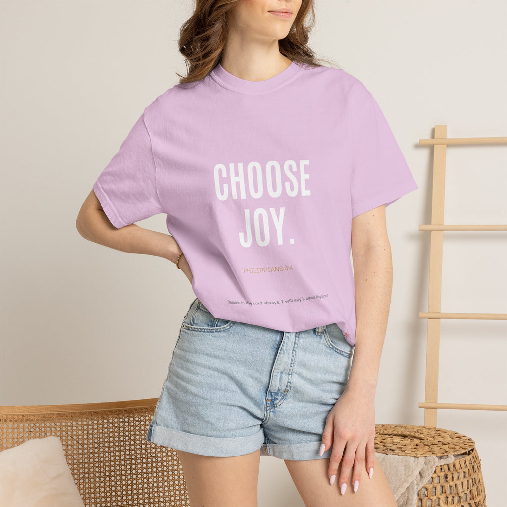 Choose Joy T-Shirt — Inspirational Graphic Tee