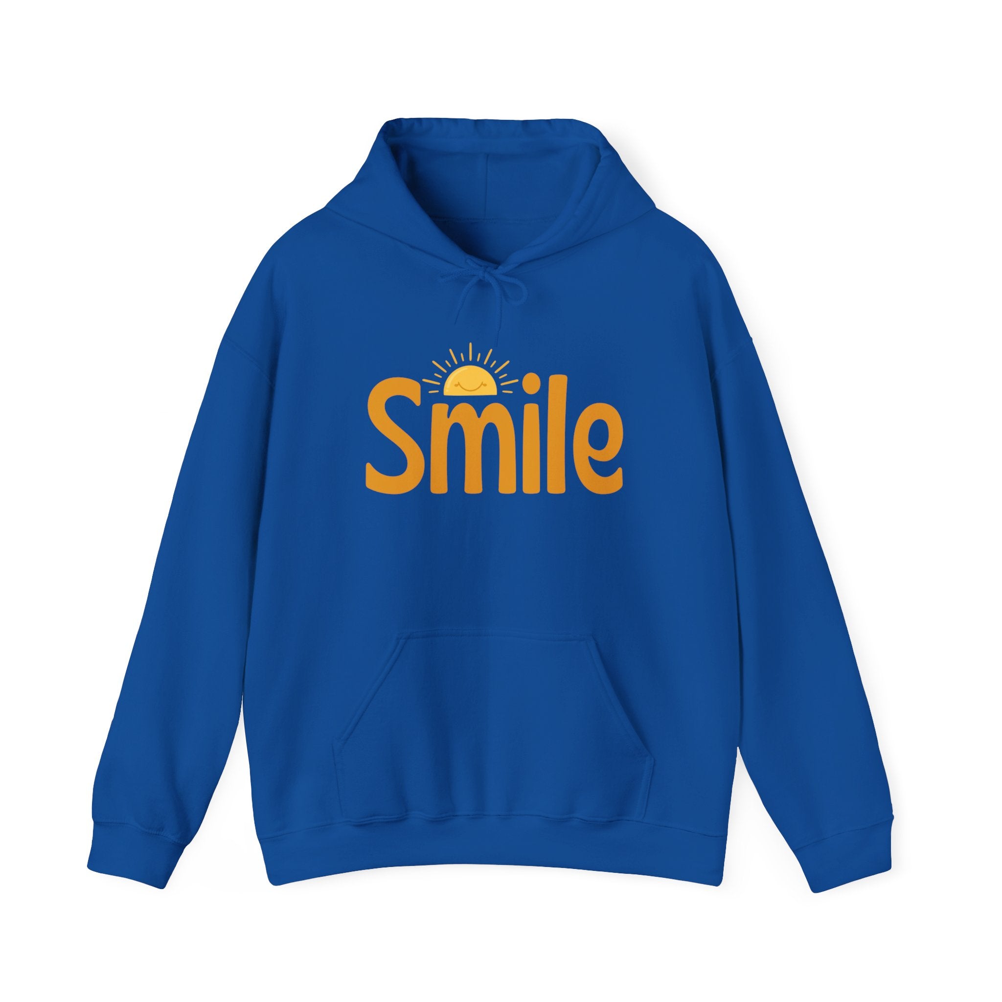 Smile Hoodie — Sunny Retro Graphic Pullover