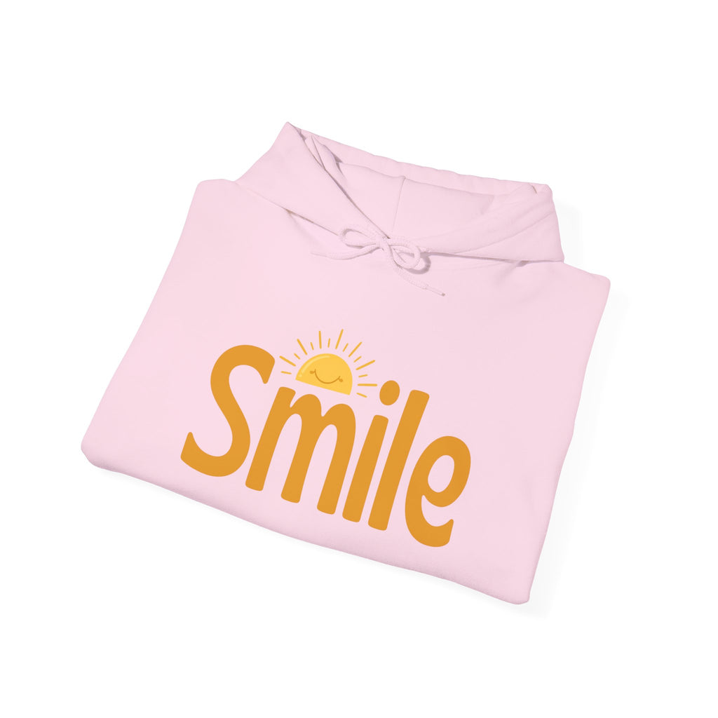 Smile Hoodie — Sunny Retro Graphic Pullover