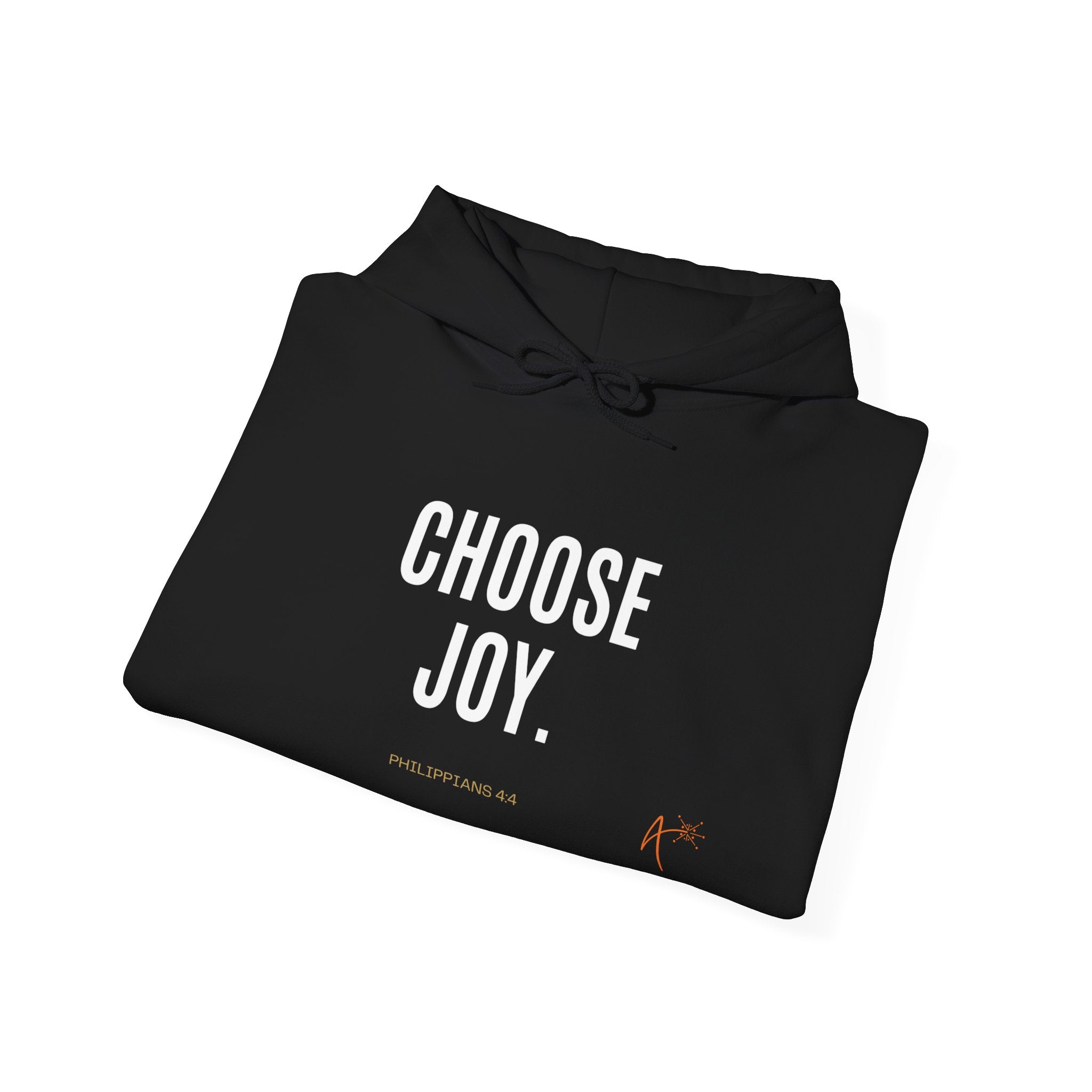 Choose Joy Hoodie — Inspirational Christian Scripture Pullover (Philippians 4:8)