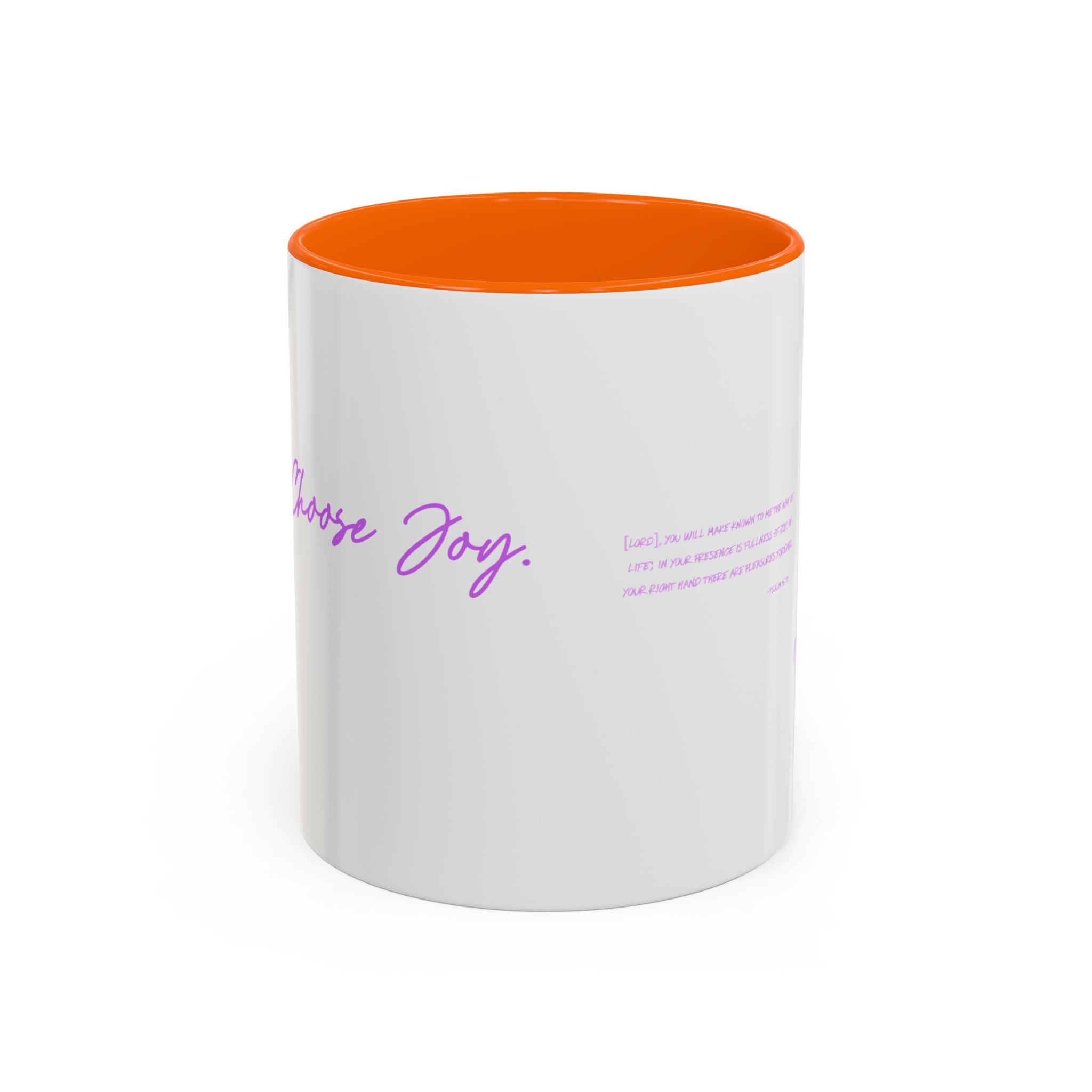 Inspirational Coffee Mug — "Choose Joy" Accent Ceramic Cup
