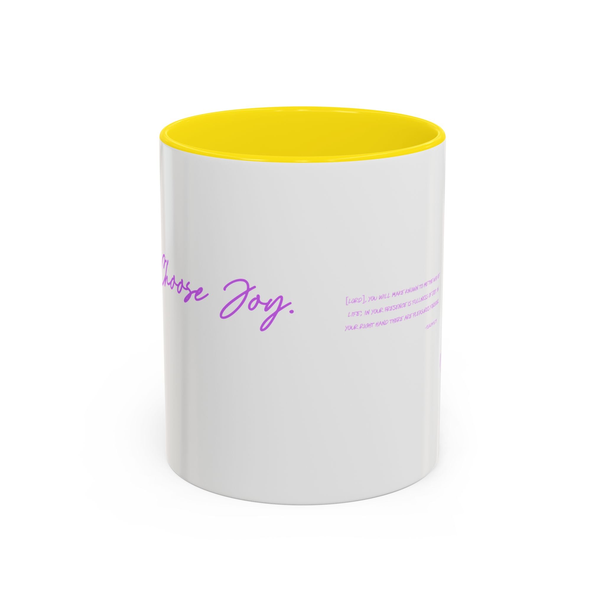 Inspirational Coffee Mug — "Choose Joy" Accent Ceramic Cup