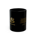 Christian Faith Coffee Mug — "Walk Worthy" Golden Crown Scripture Design (11oz/15oz)