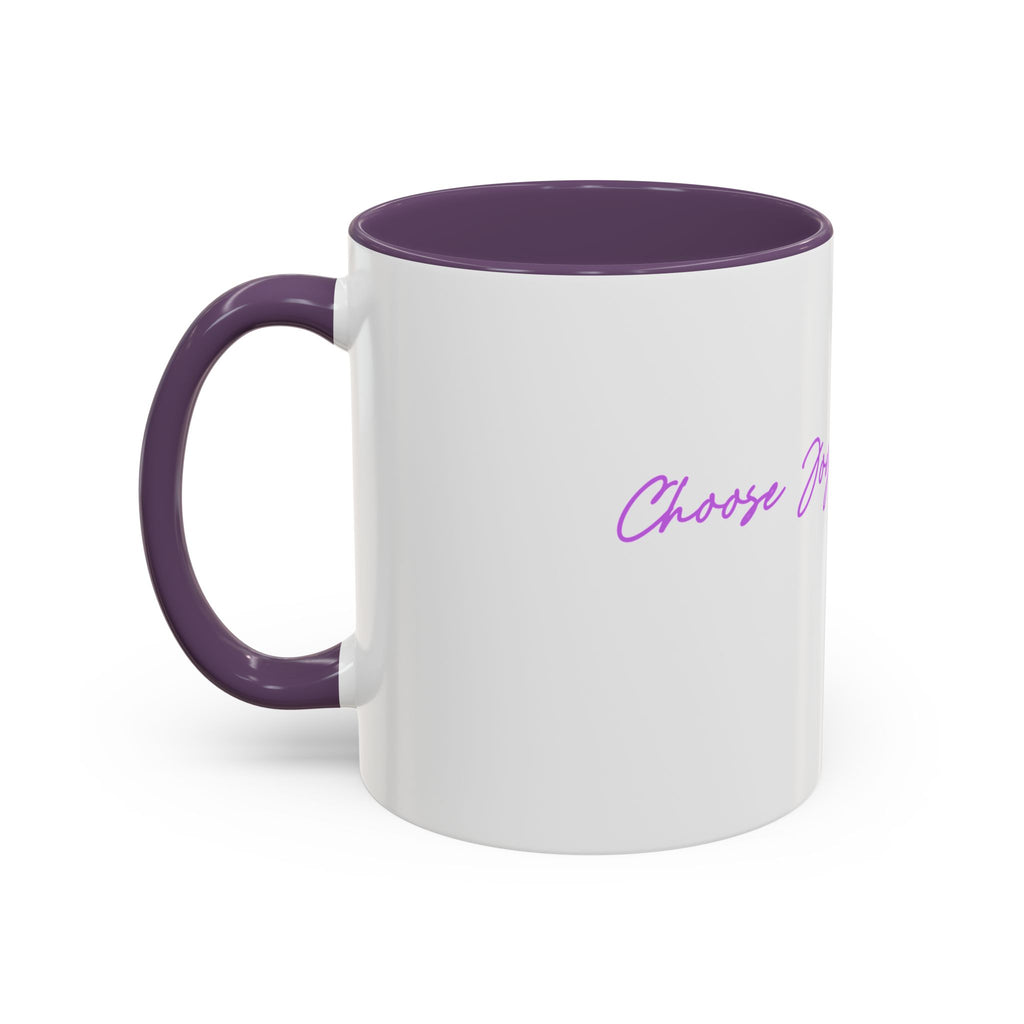 Inspirational Coffee Mug — "Choose Joy" Accent Ceramic Cup