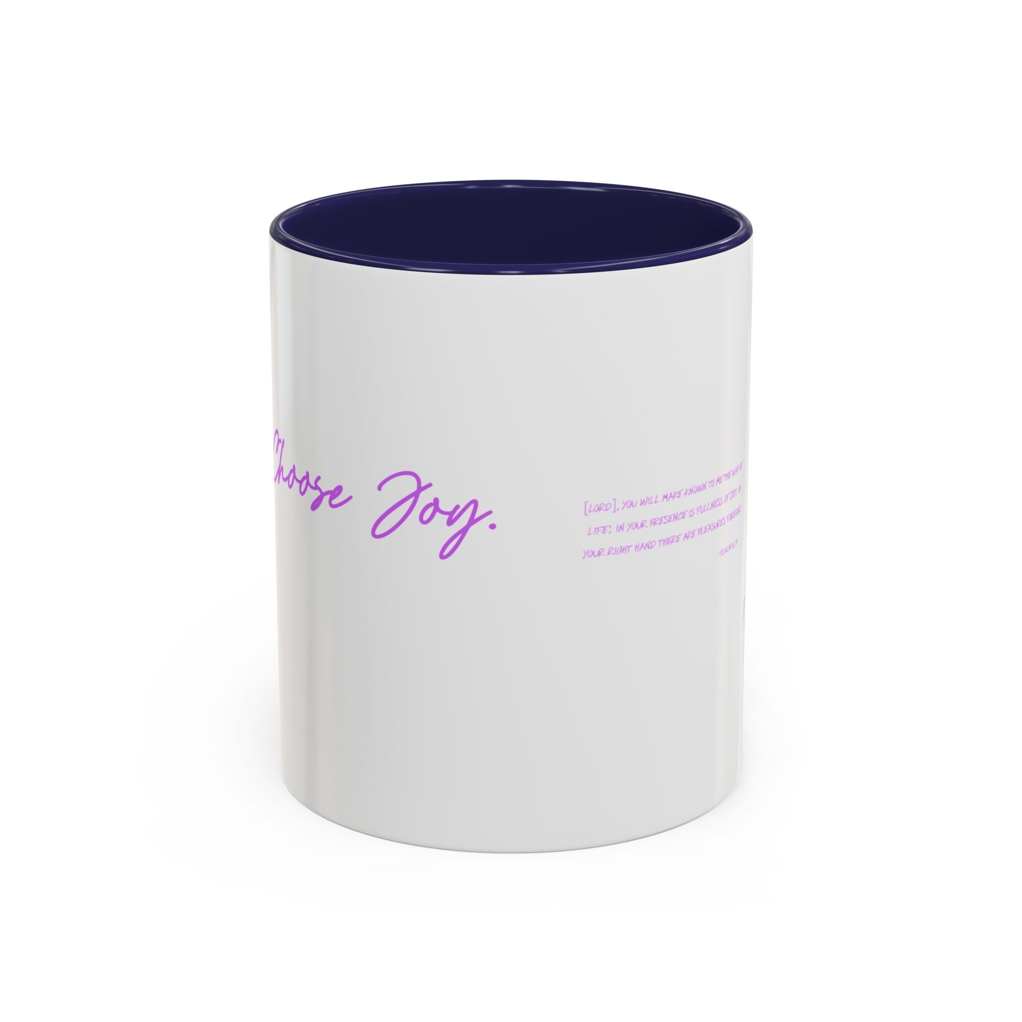 Inspirational Coffee Mug — "Choose Joy" Accent Ceramic Cup